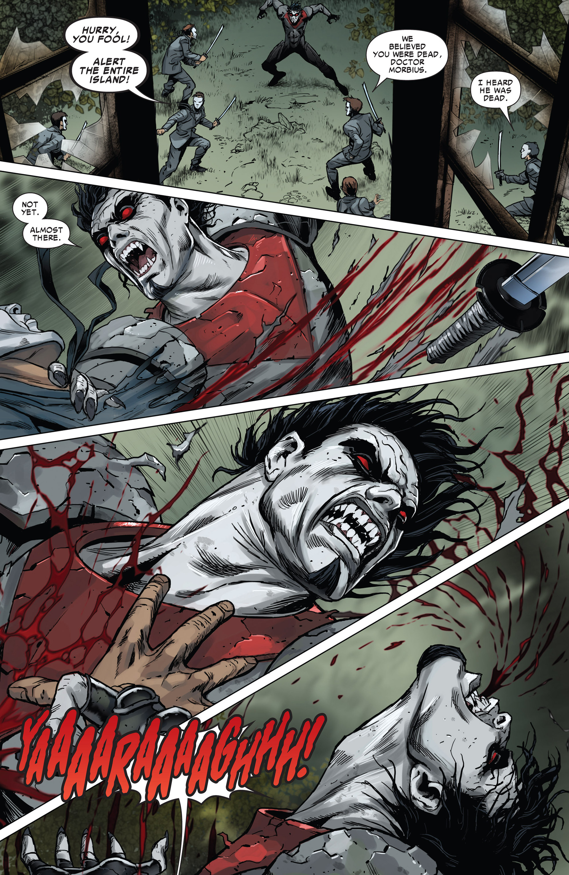 Read online Morbius: The Living Vampire comic -  Issue #9 - 12