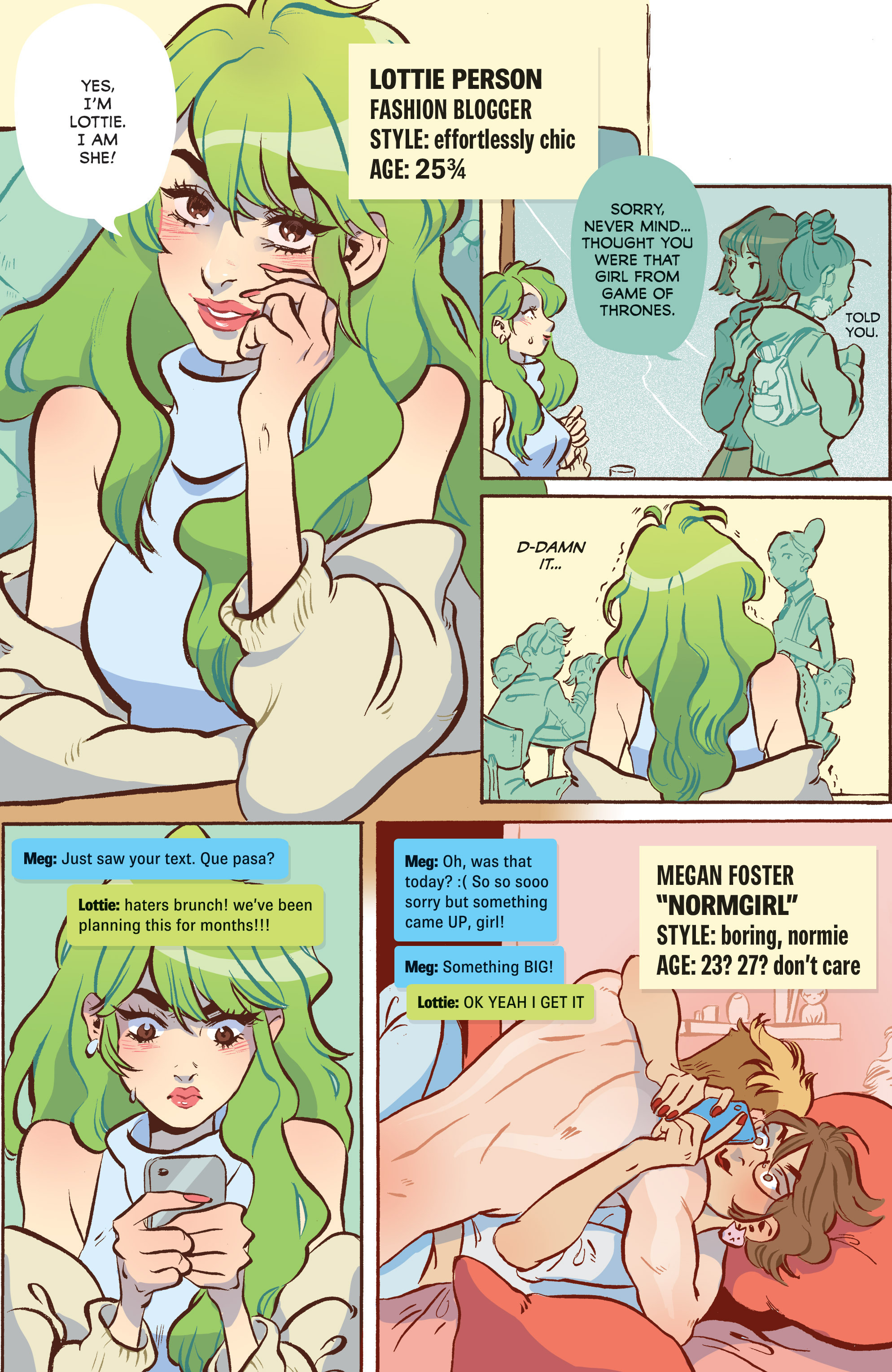 Read online Snotgirl comic -  Issue #1 - 4