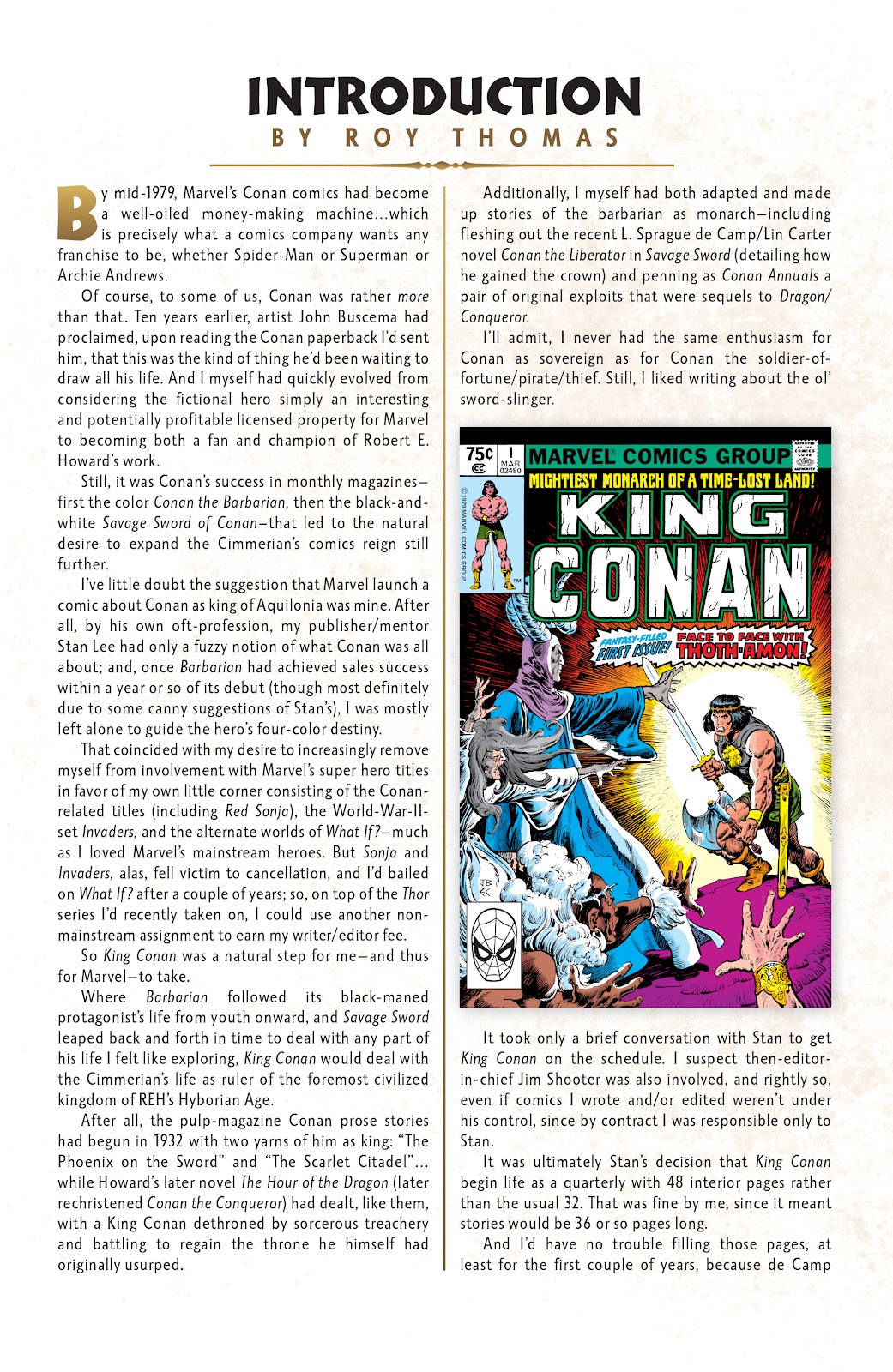Conan the King: The Original Marvel Years Omnibus issue TPB (Part 1) - Page 6