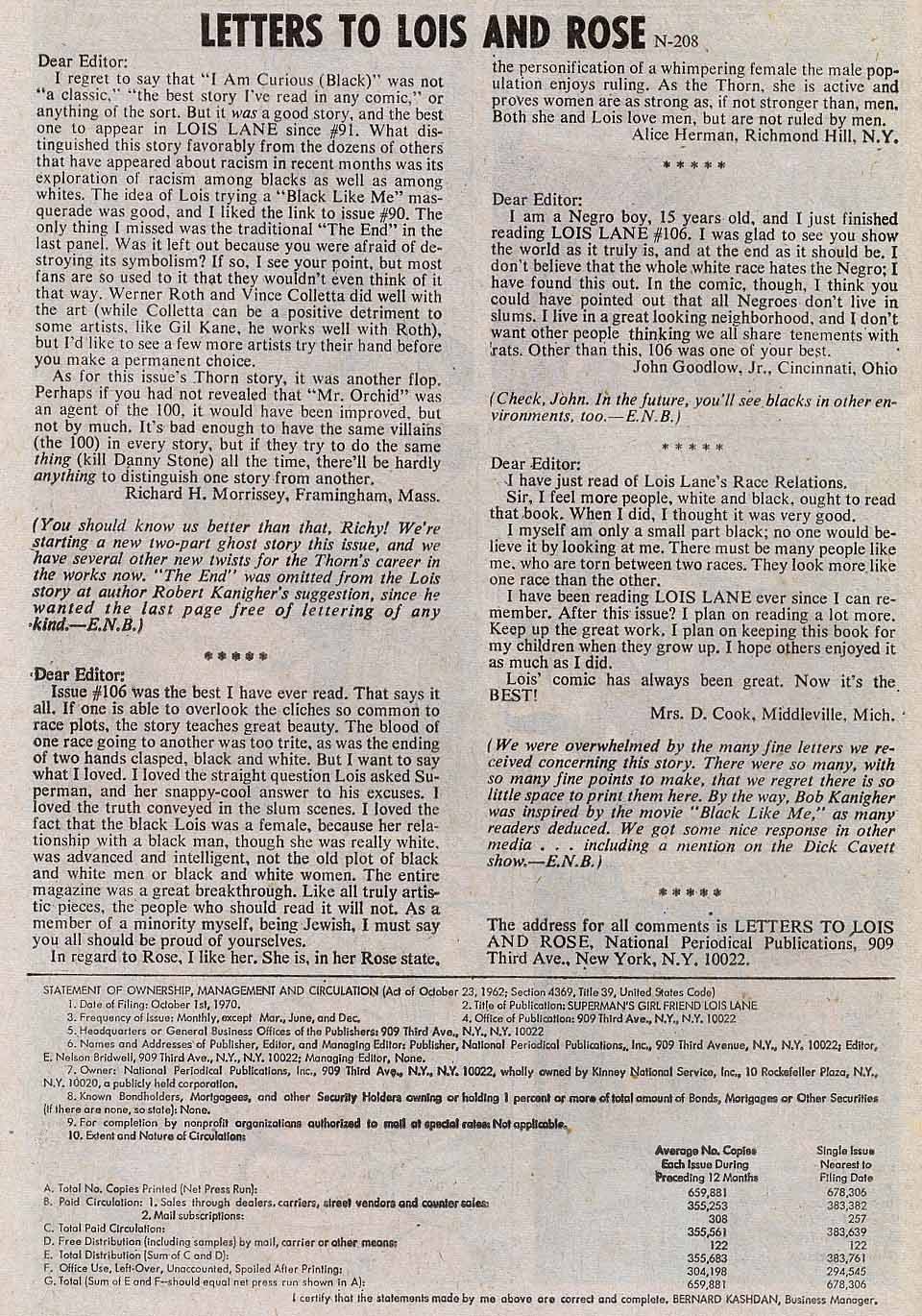 Read online Superman's Girl Friend, Lois Lane comic -  Issue #109 - 32