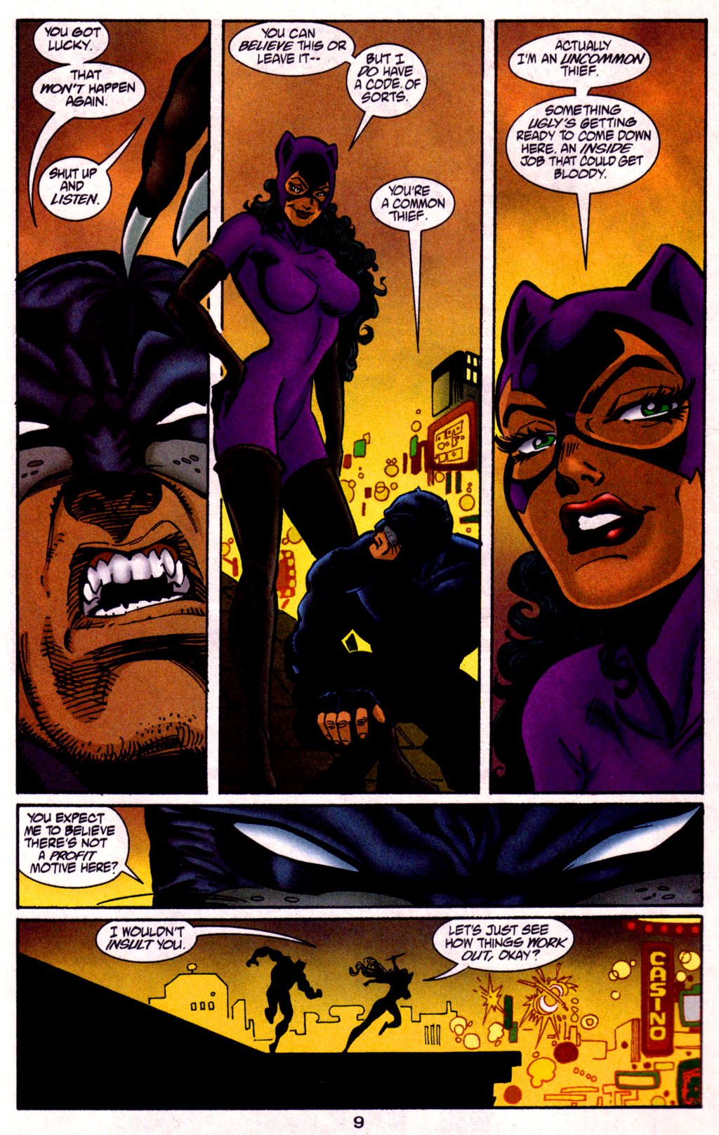 Read online Catwoman/Wildcat comic -  Issue #2 - 10