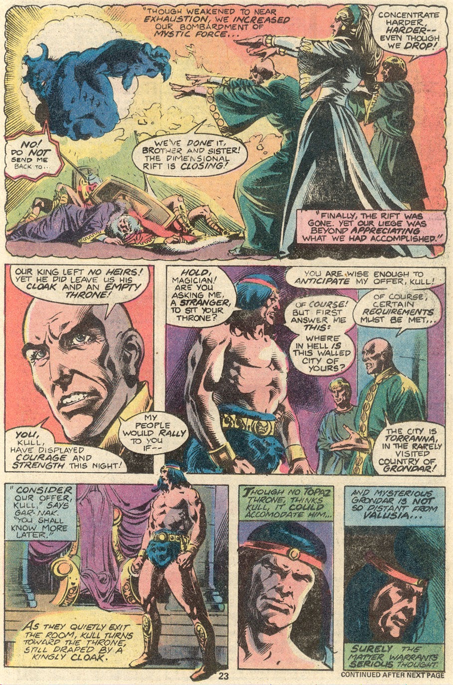 Read online Kull The Destroyer comic -  Issue #25 - 14