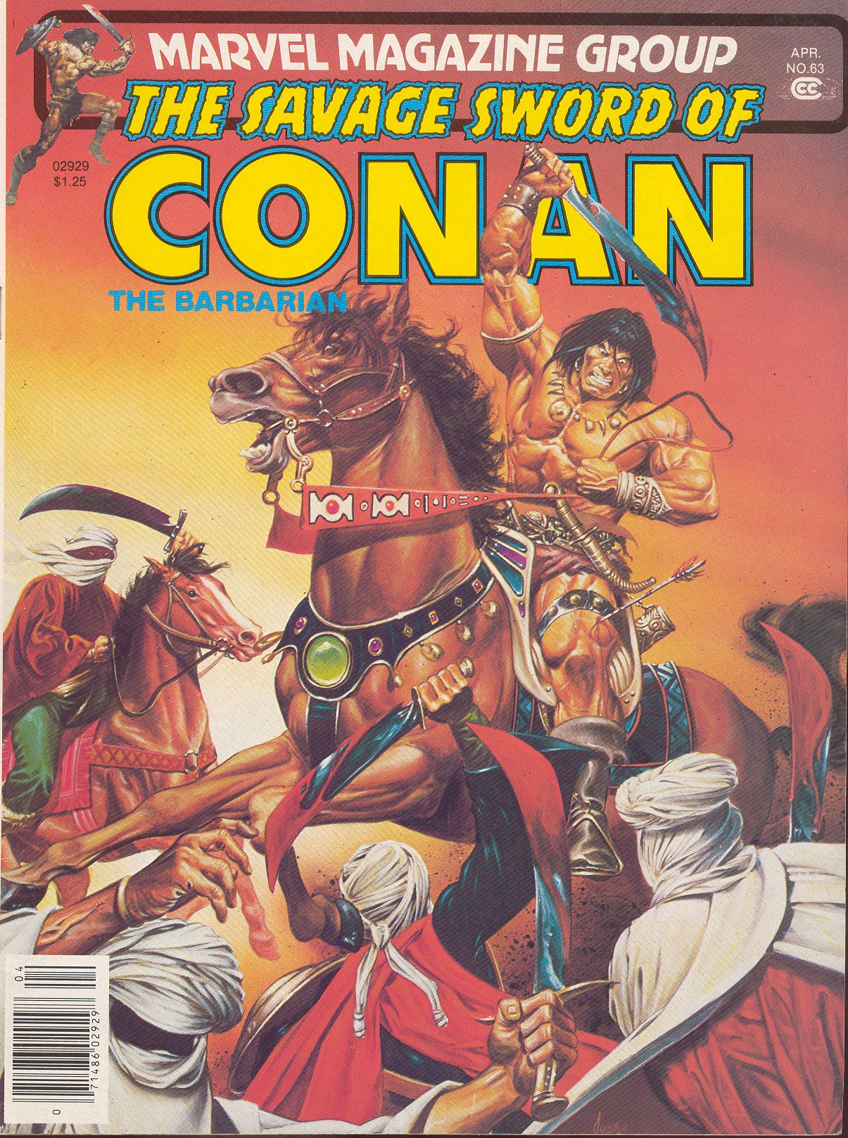 Read online The Savage Sword Of Conan comic -  Issue #63 - 1