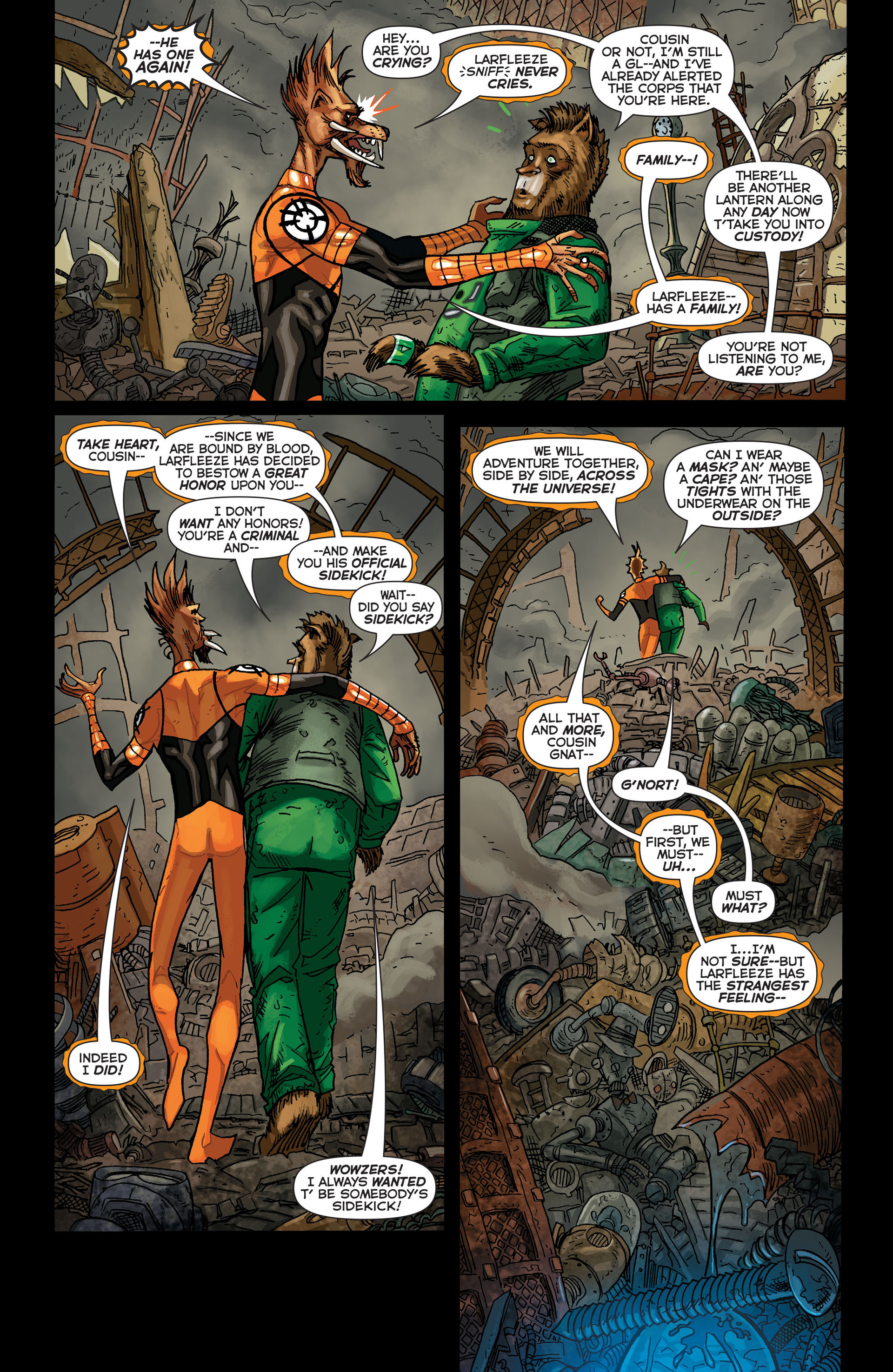 Read online Larfleeze comic -  Issue #12 - 18