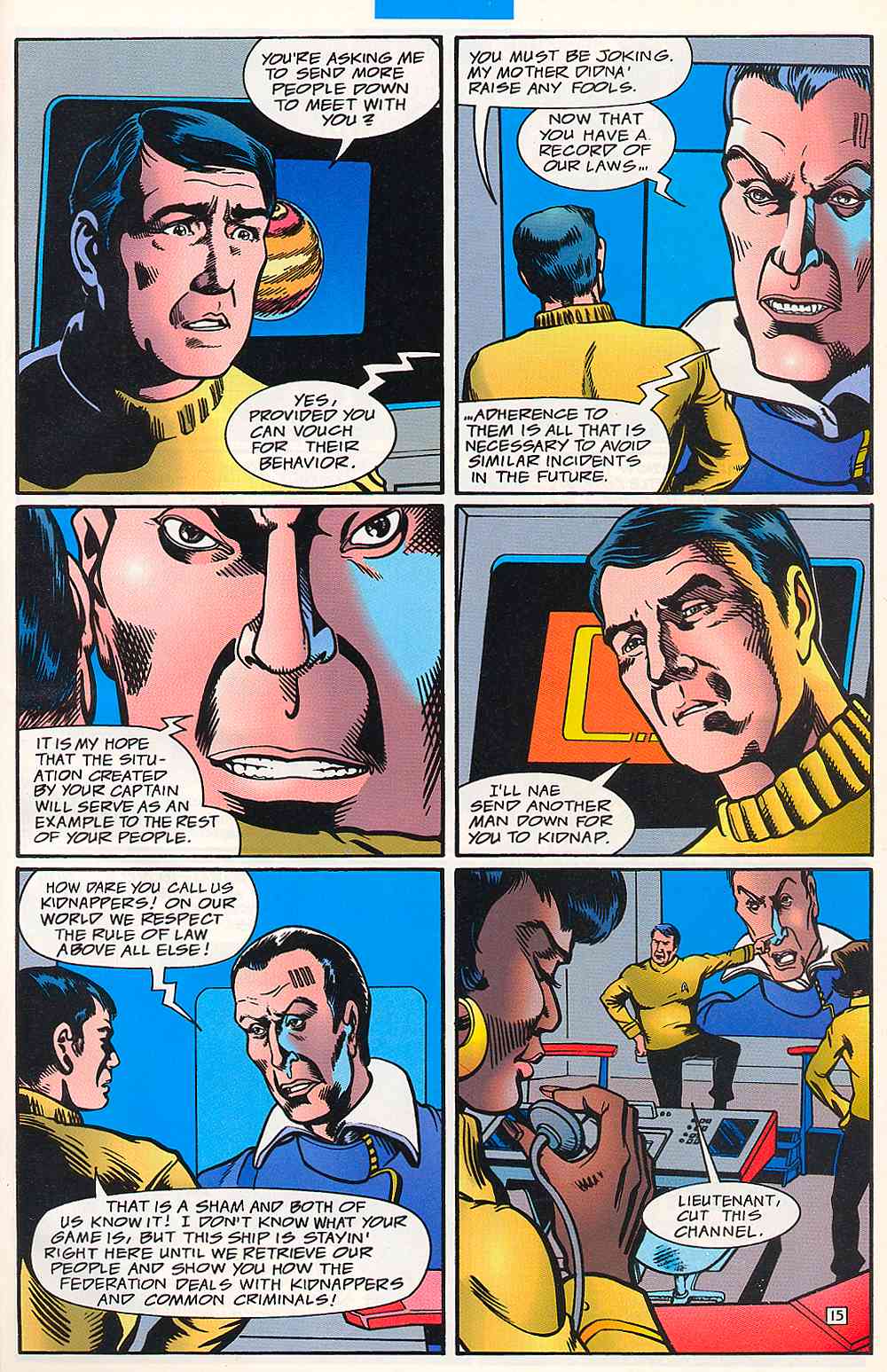Read online Star Trek (1989) comic -  Issue #76 - 16