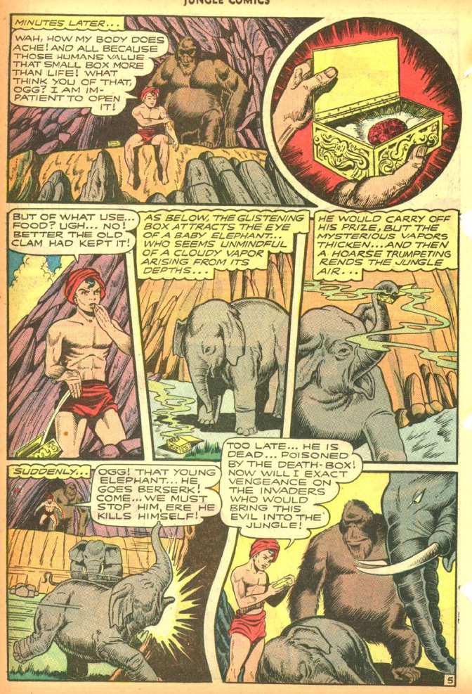 Read online Jungle Comics comic -  Issue #90 - 34