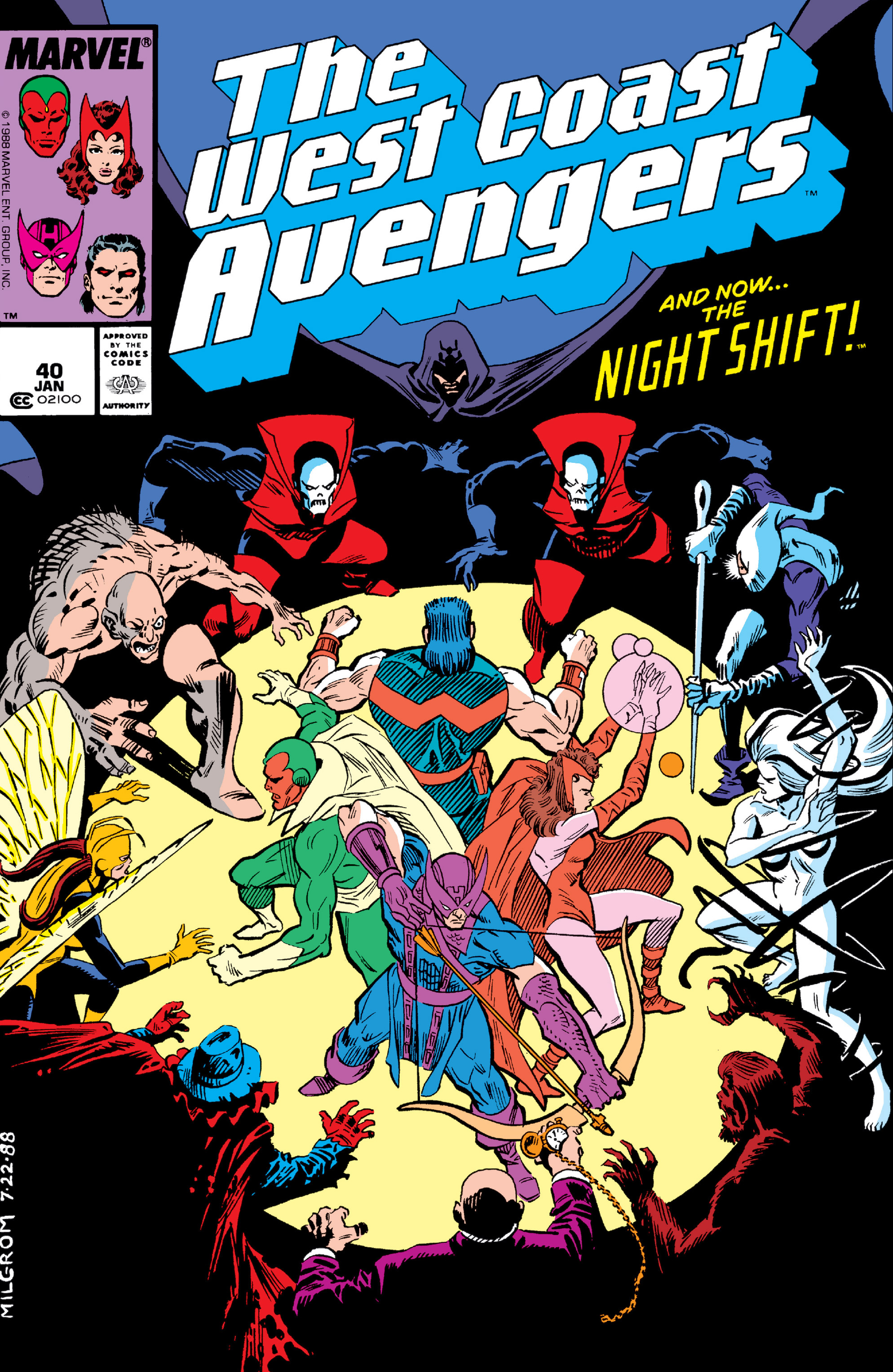 Read online West Coast Avengers (1985) comic -  Issue #40 - 1