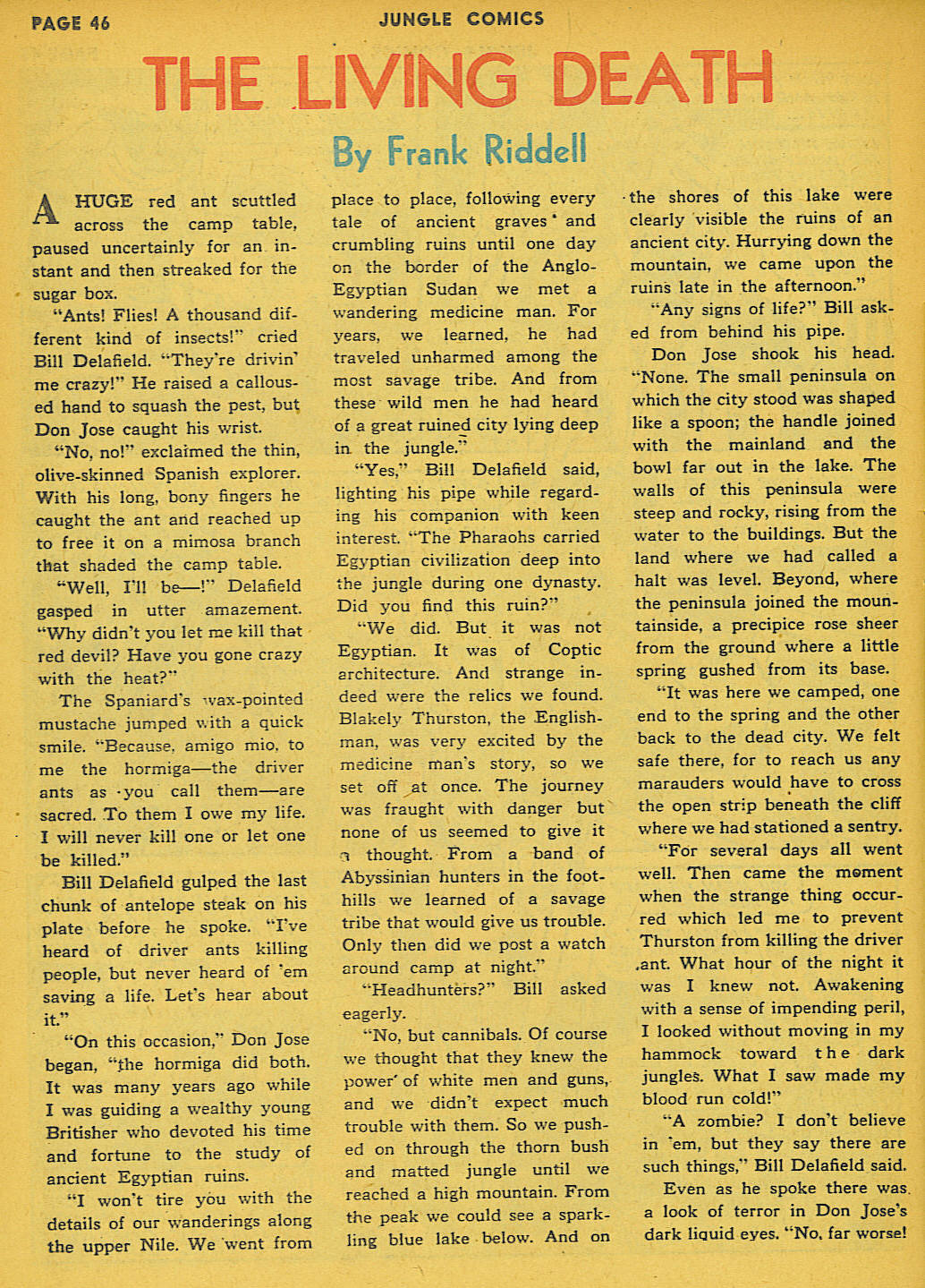 Read online Jungle Comics comic -  Issue #41 - 48