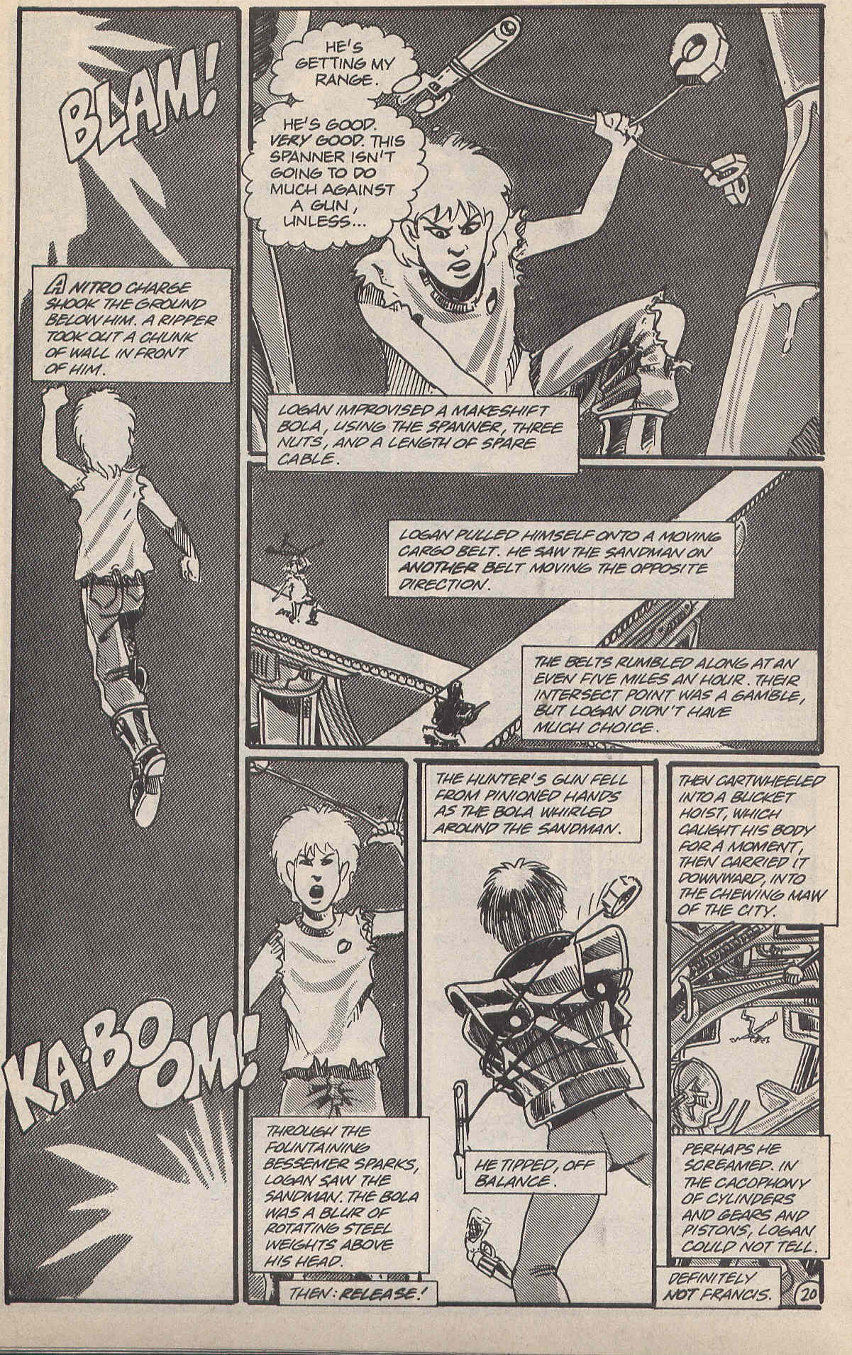 Read online Logan's Run (1990) comic -  Issue #6 - 22