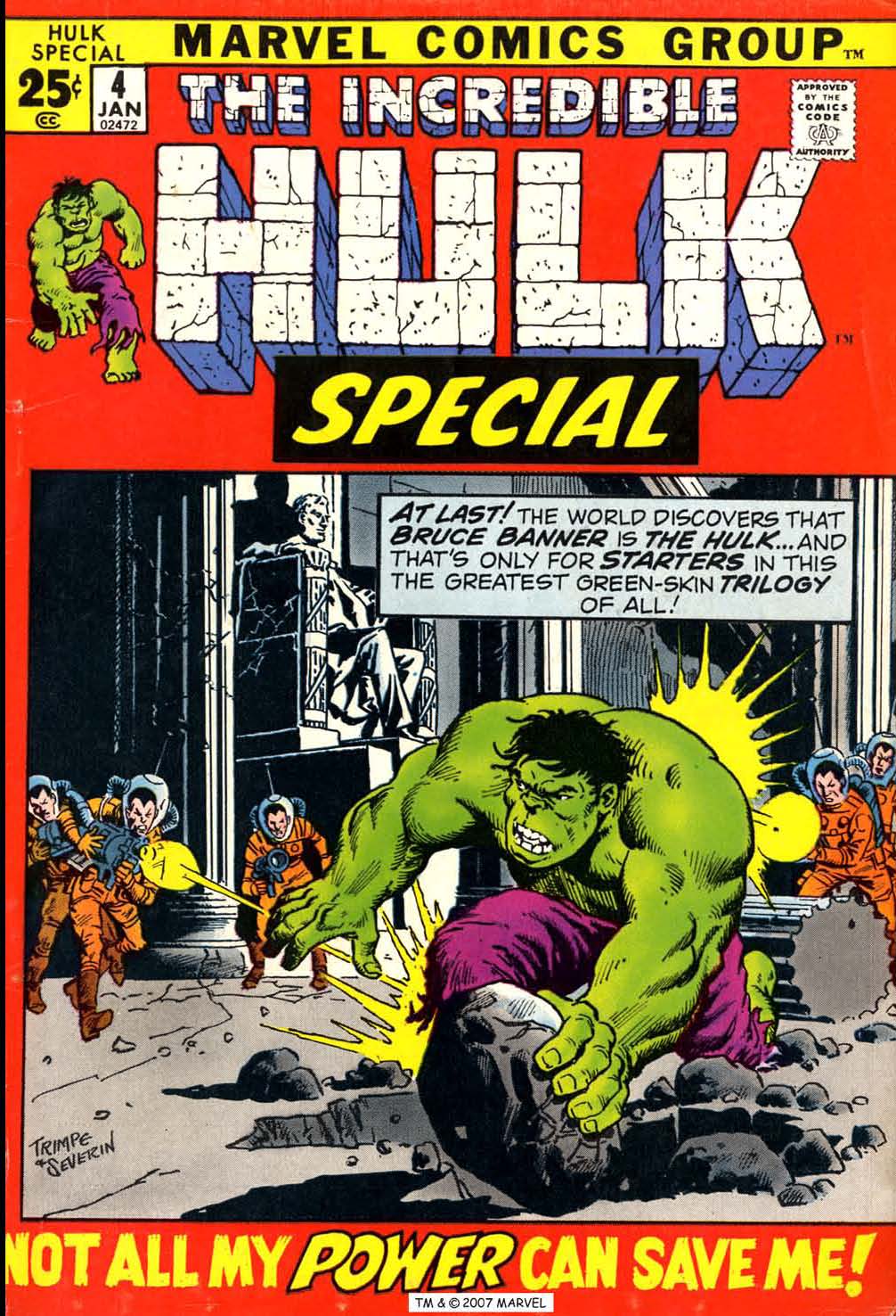 Read online The Incredible Hulk Annual comic -  Issue #4 - 1