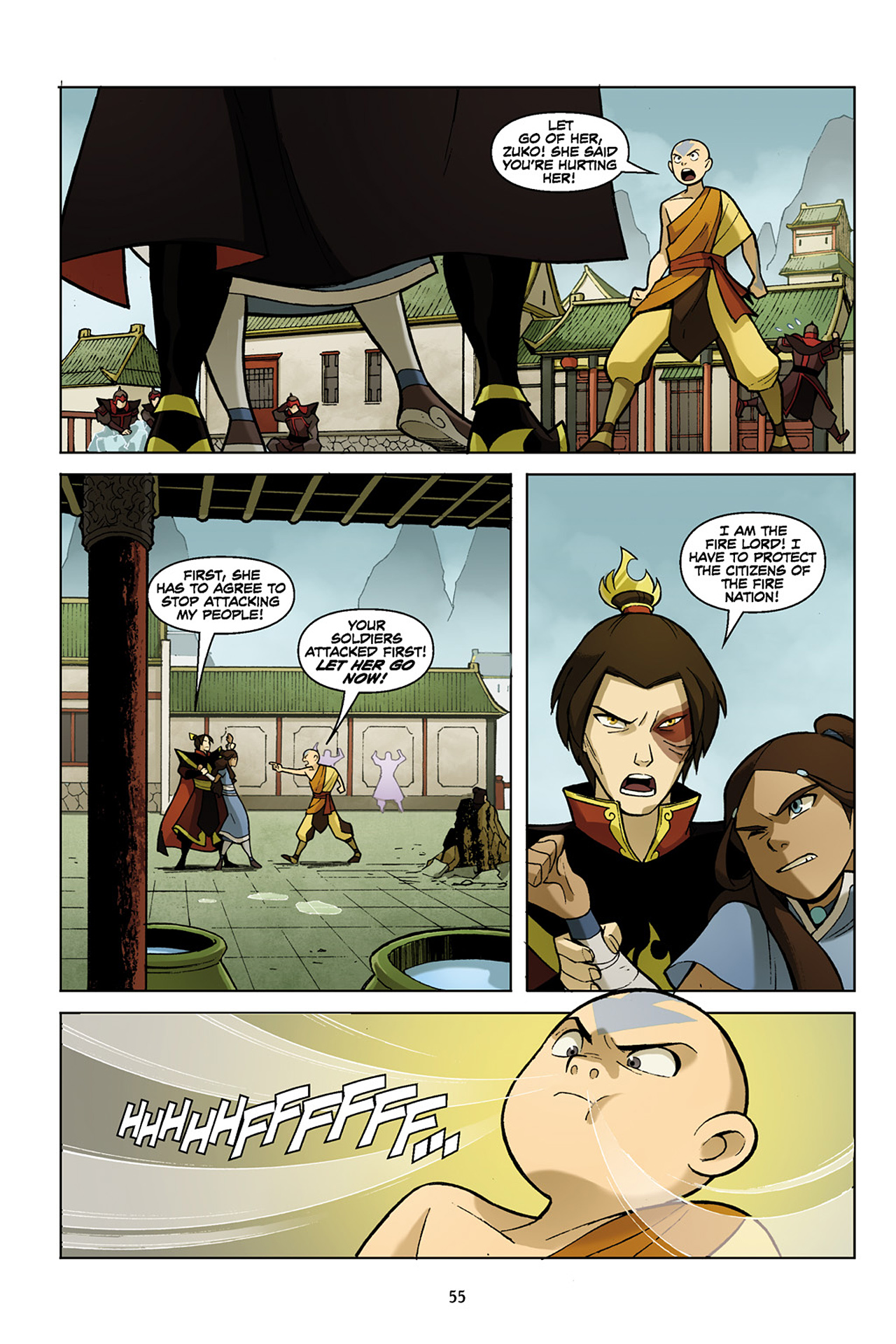 Read online Nickelodeon Avatar: The Last Airbender - The Promise comic -  Issue # Part 1 - 56