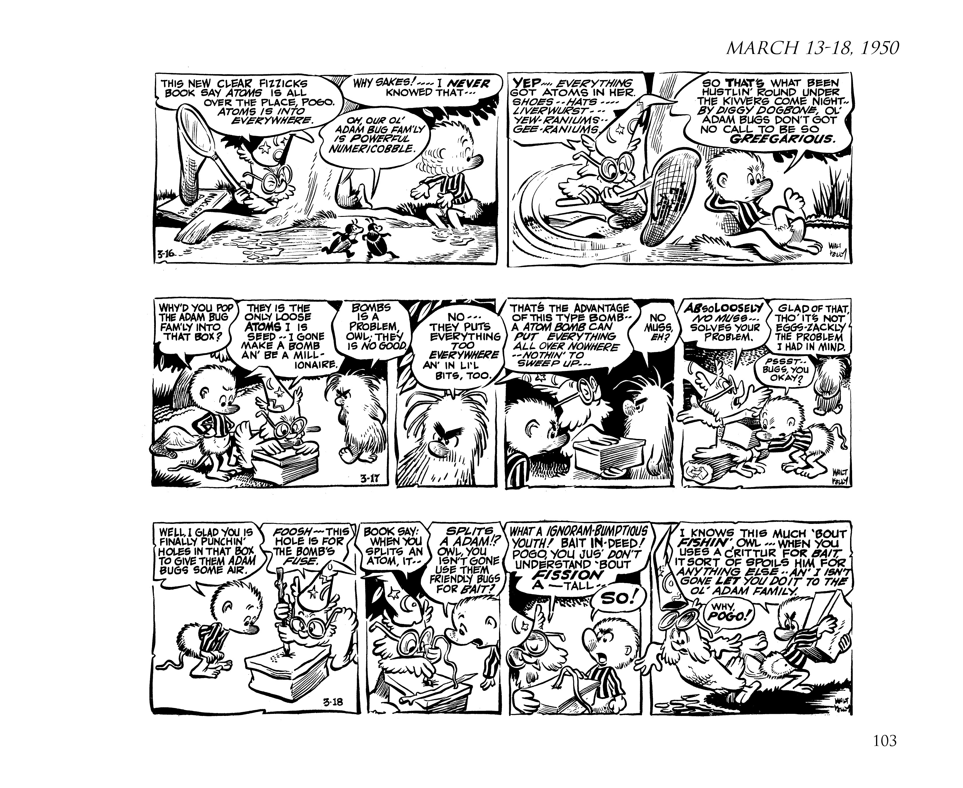 Read online Pogo by Walt Kelly: The Complete Syndicated Comic Strips comic -  Issue # TPB 1 (Part 2) - 21