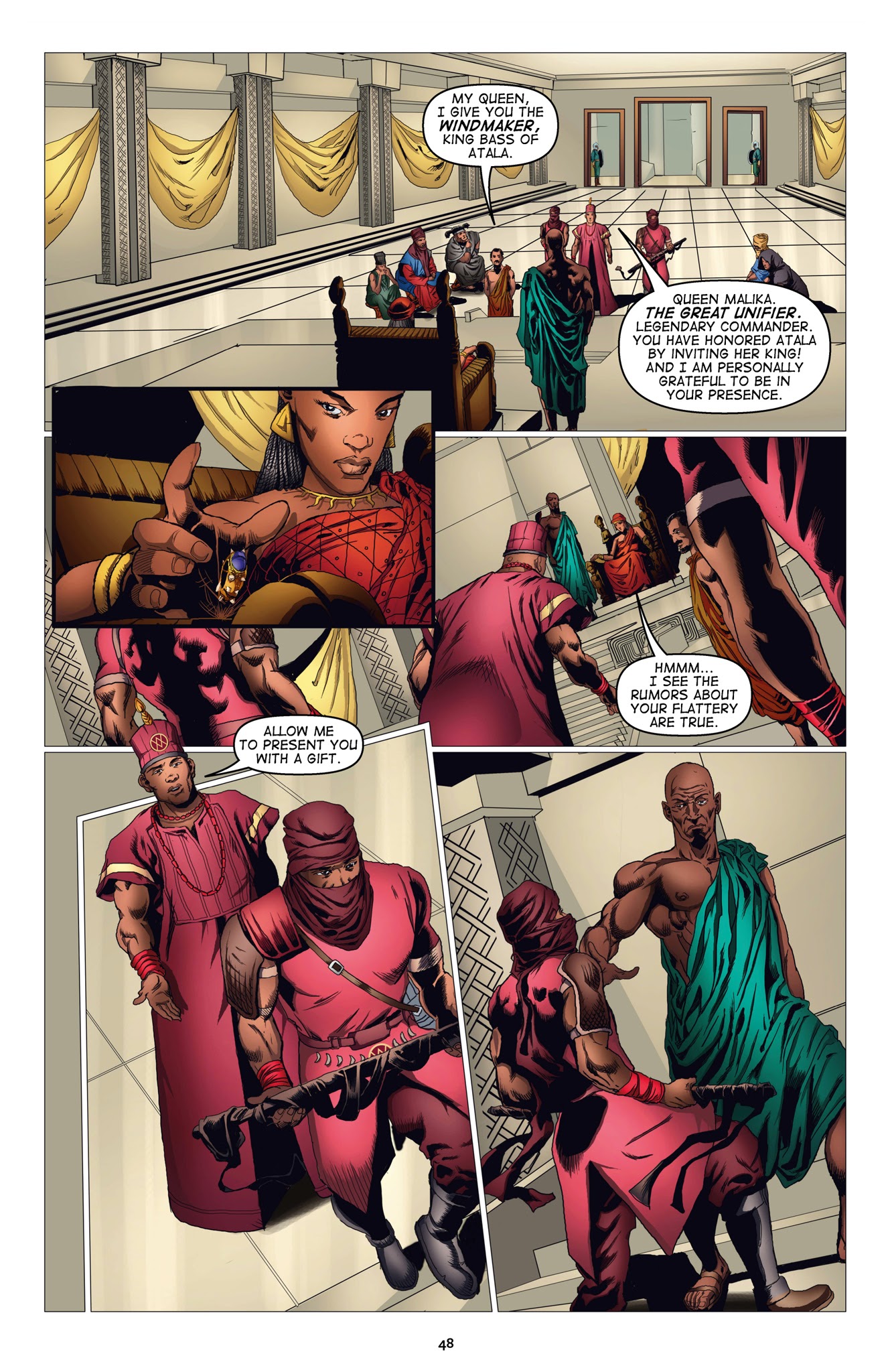 Read online Malika: Warrior Queen comic -  Issue # TPB 1 (Part 1) - 50