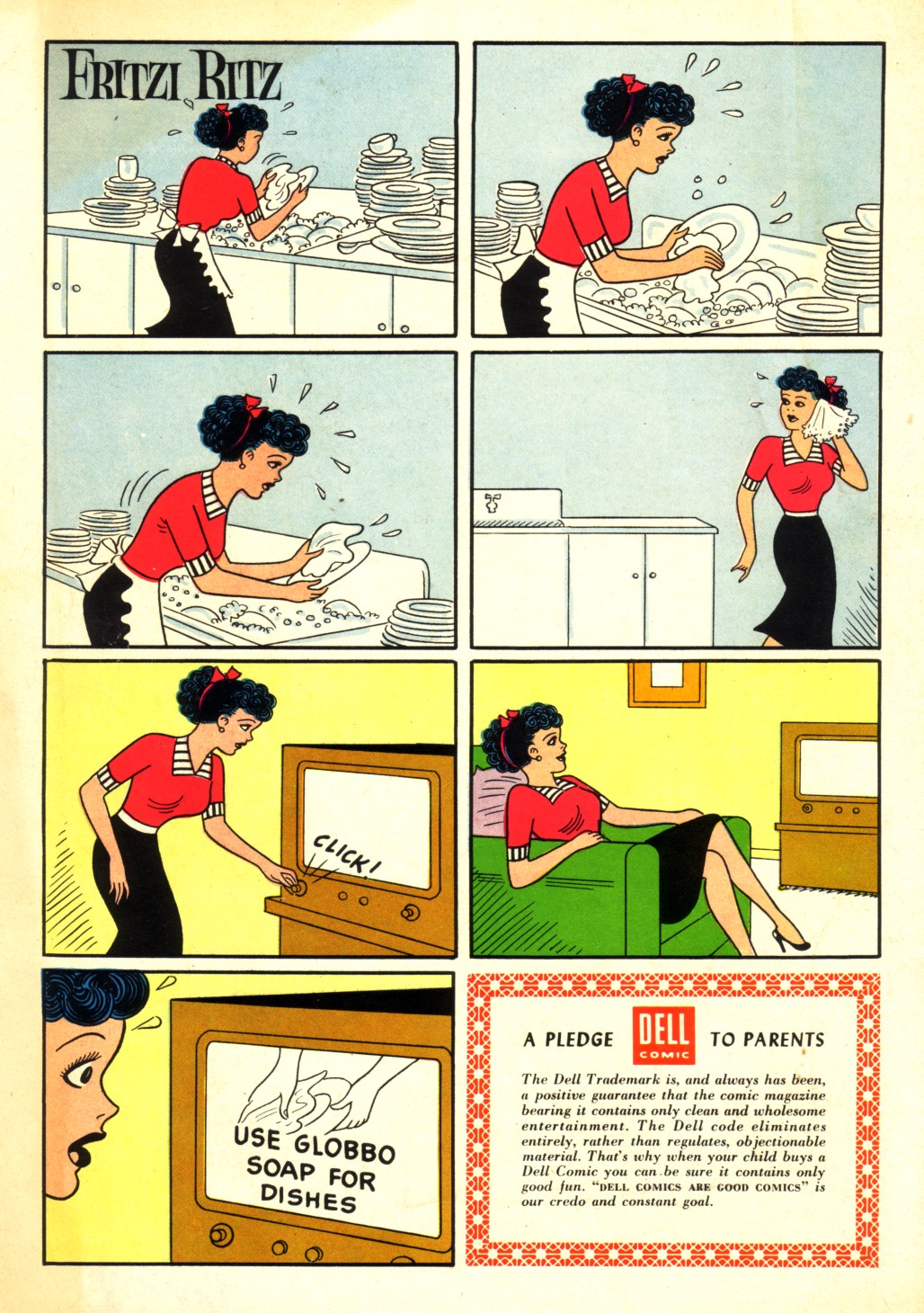 Read online Fritzi Ritz (1953) comic -  Issue #56 - 36