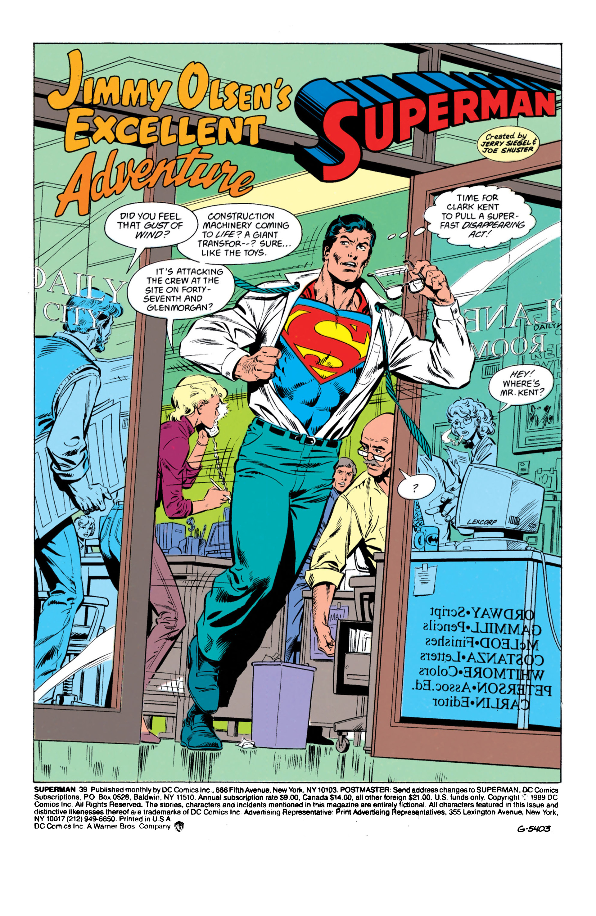 Read online Superman (1987) comic -  Issue #39 - 2
