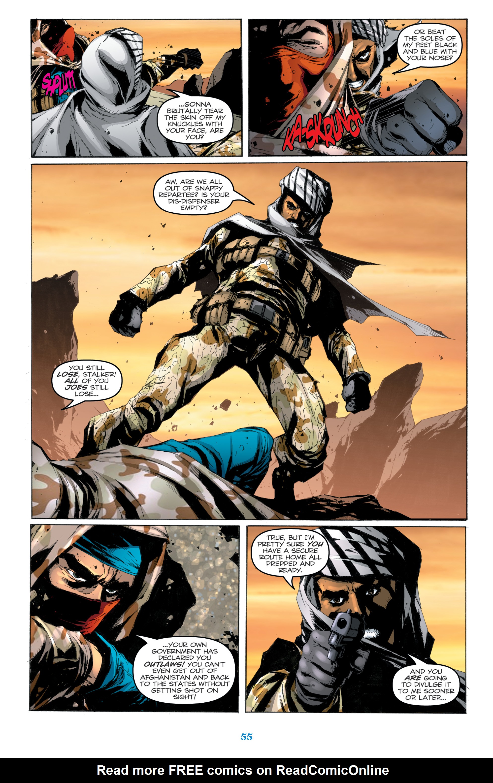 Read online Classic G.I. Joe comic -  Issue # TPB 16 (Part 1) - 55