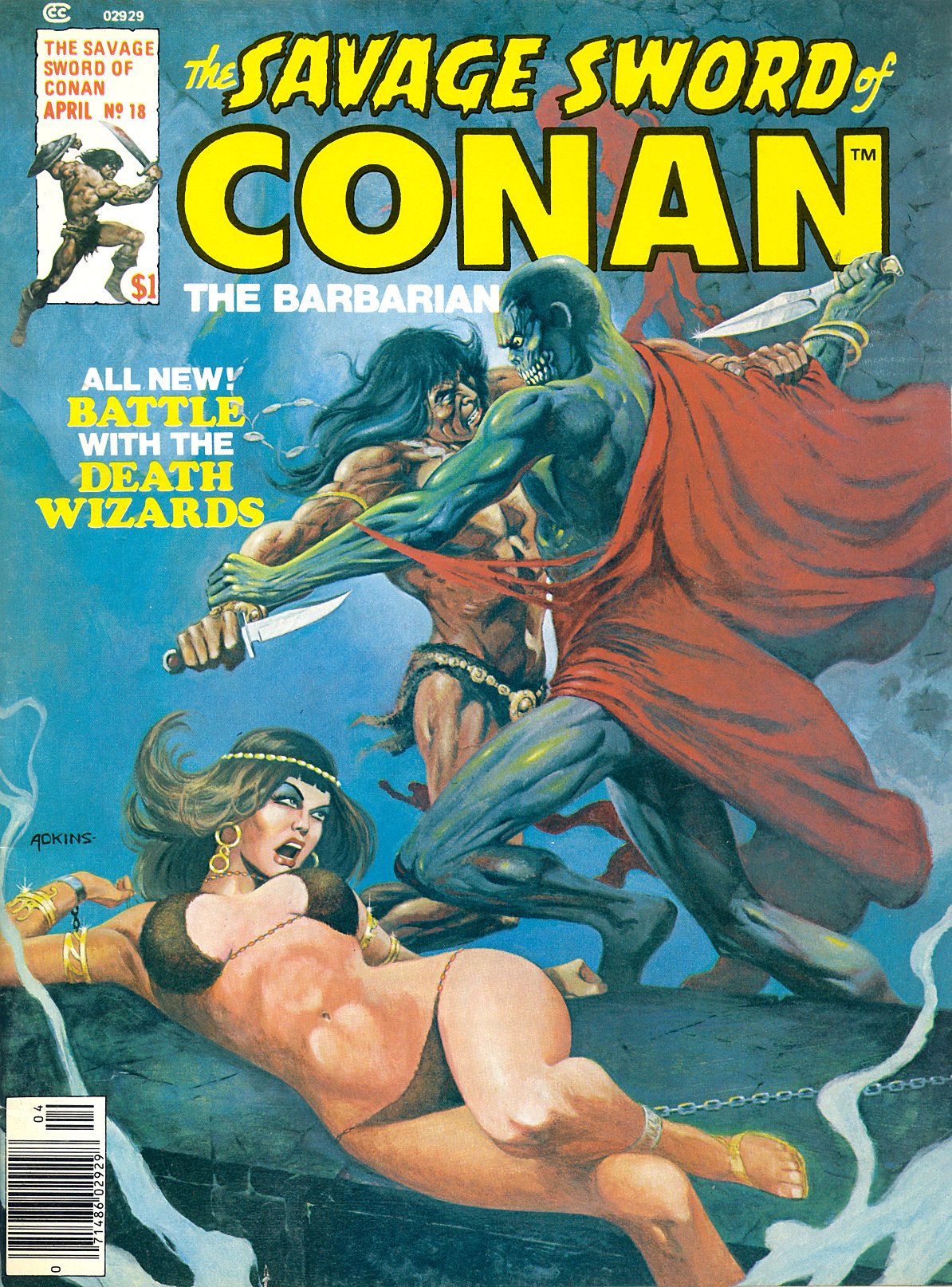 Read online The Savage Sword Of Conan comic -  Issue #18 - 1