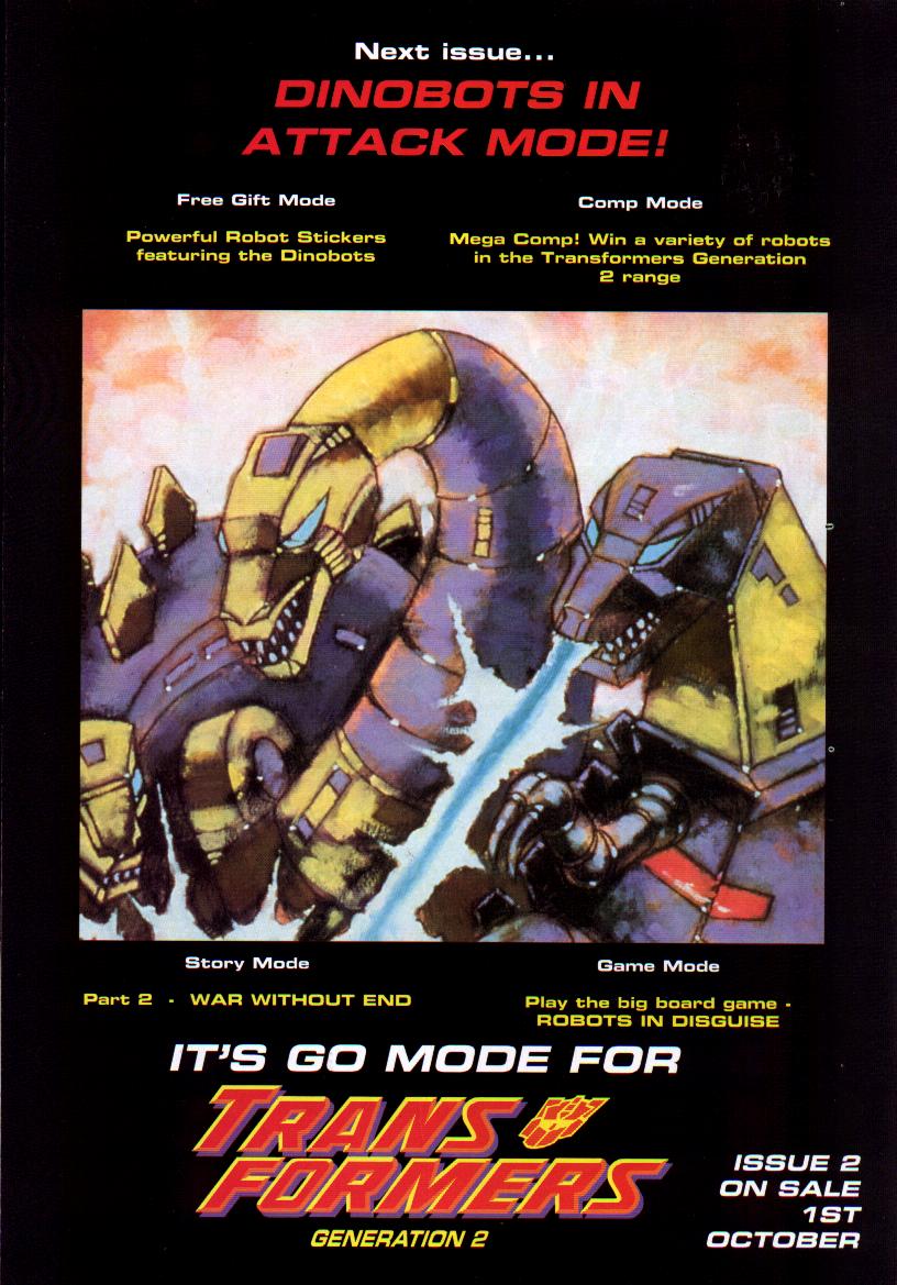 Read online Transformers: Generation 2 (1994) comic -  Issue #1 - 5