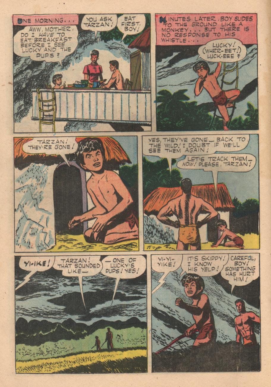 Read online Tarzan (1948) comic -  Issue #84 - 24
