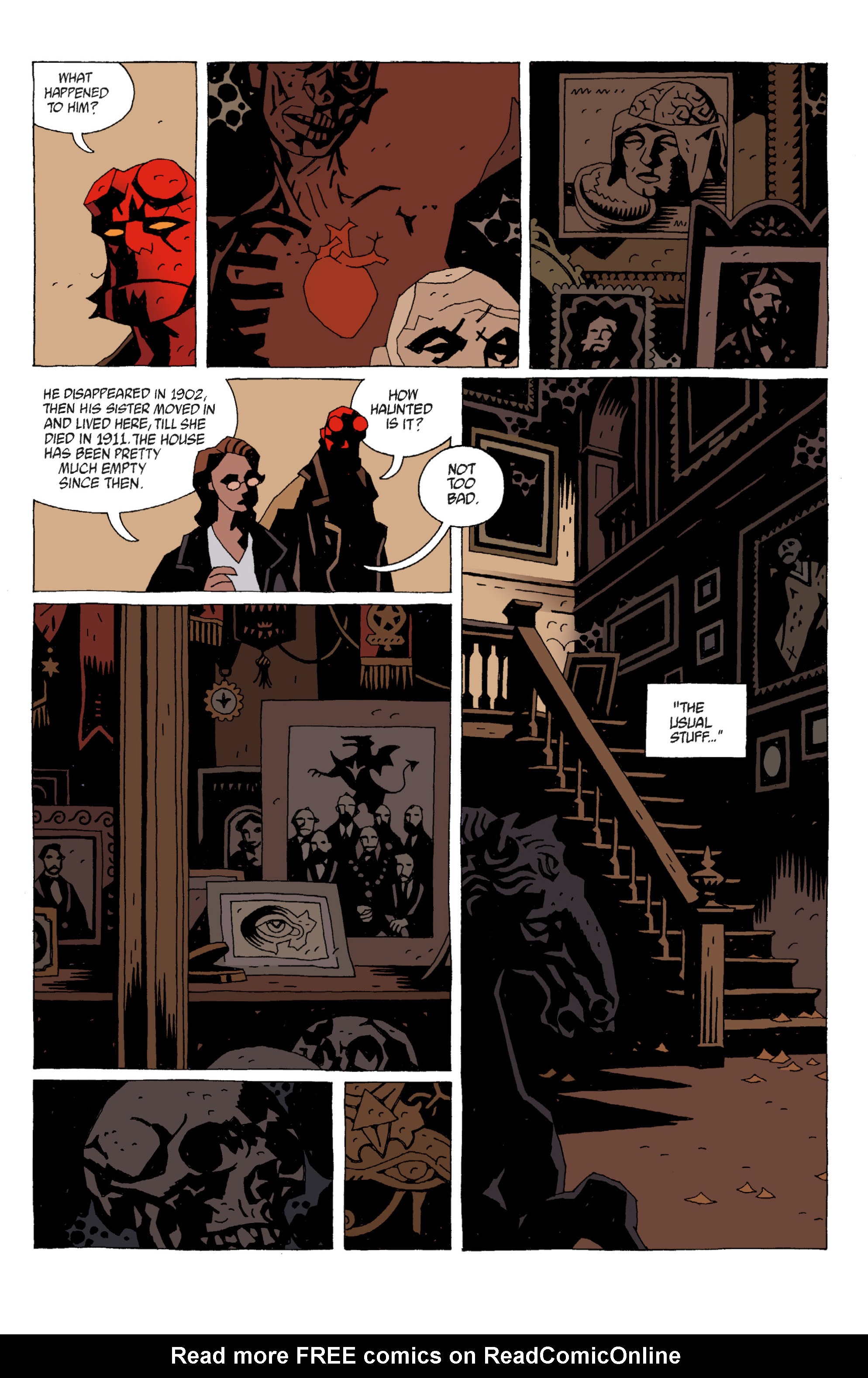 Read online Hellboy comic -  Issue #7 - 58