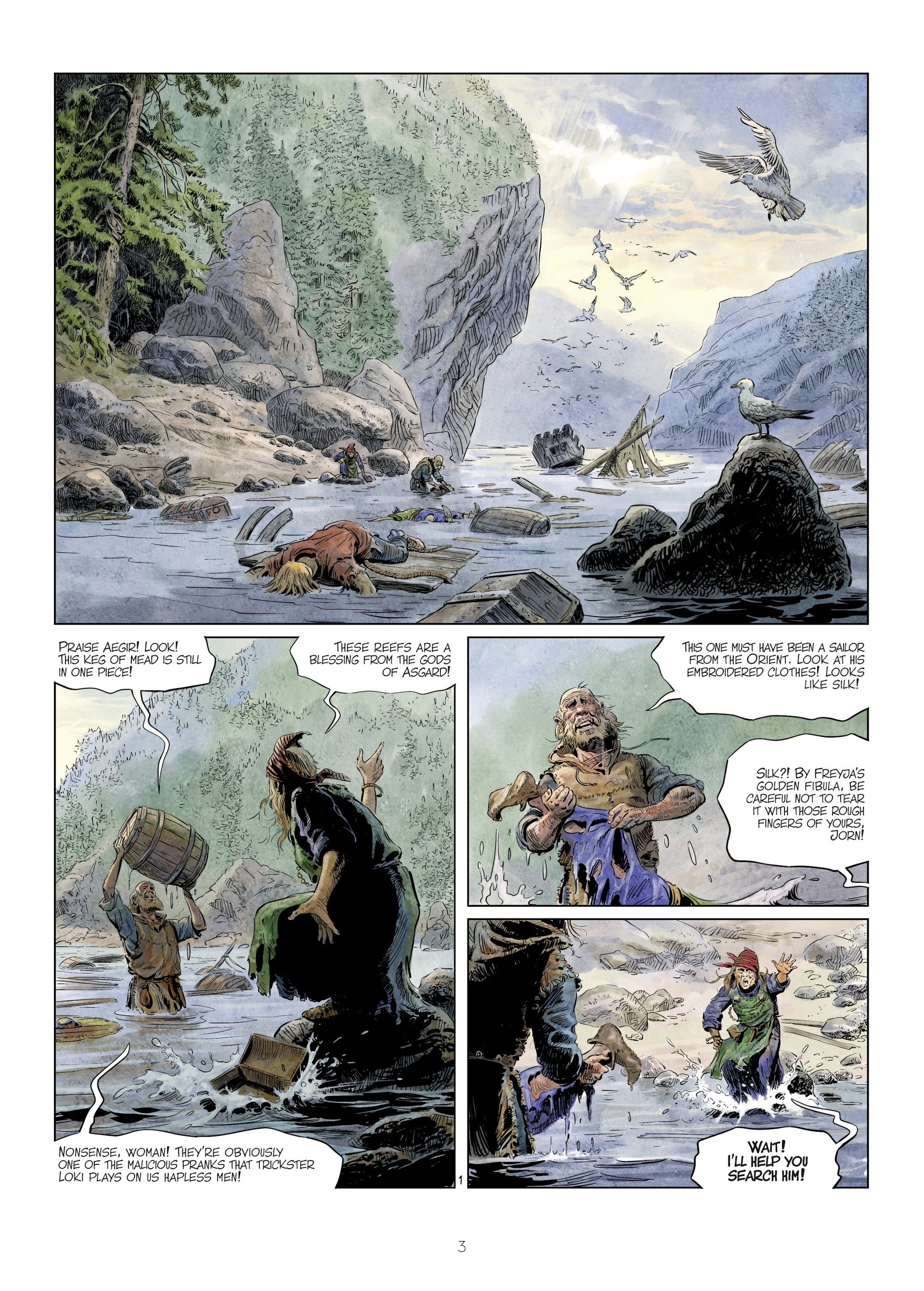 Read online The World of Thorgal: Wolfcub comic -  Issue #4 - 5