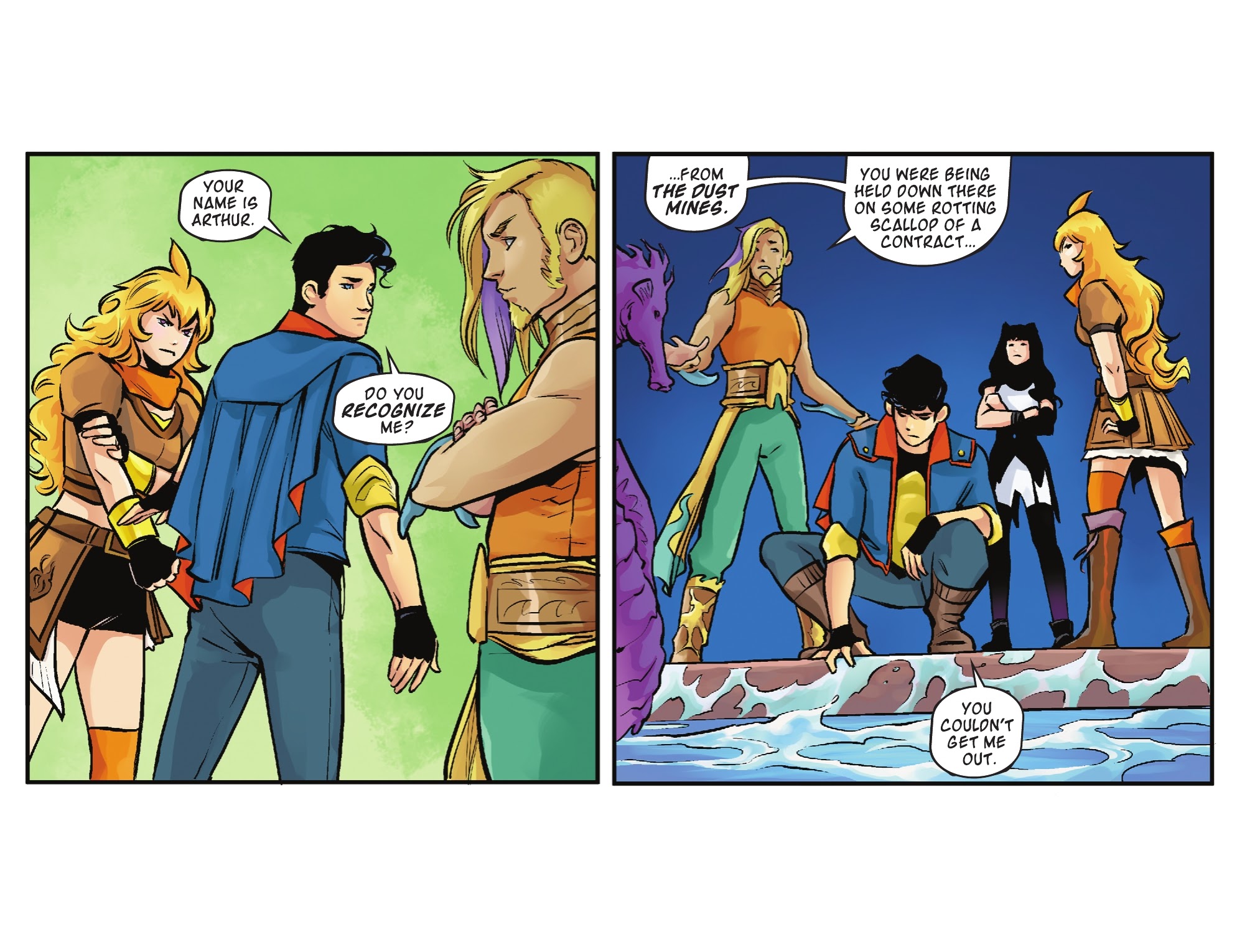 Read online RWBY/Justice League comic -  Issue #7 - 16