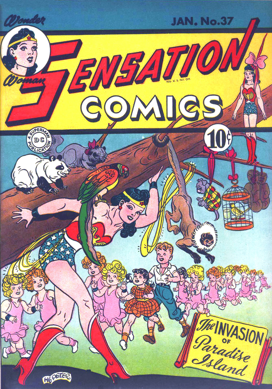 Read online Sensation (Mystery) Comics comic -  Issue #37 - 1