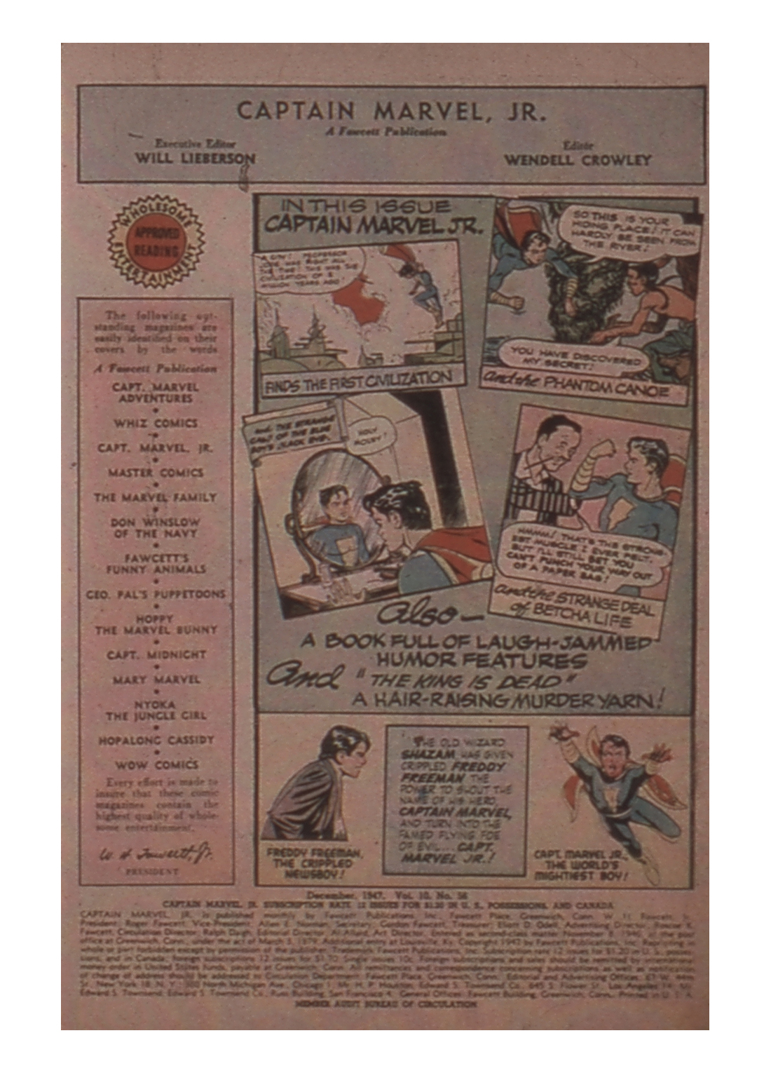 Read online Captain Marvel, Jr. comic -  Issue #56 - 3