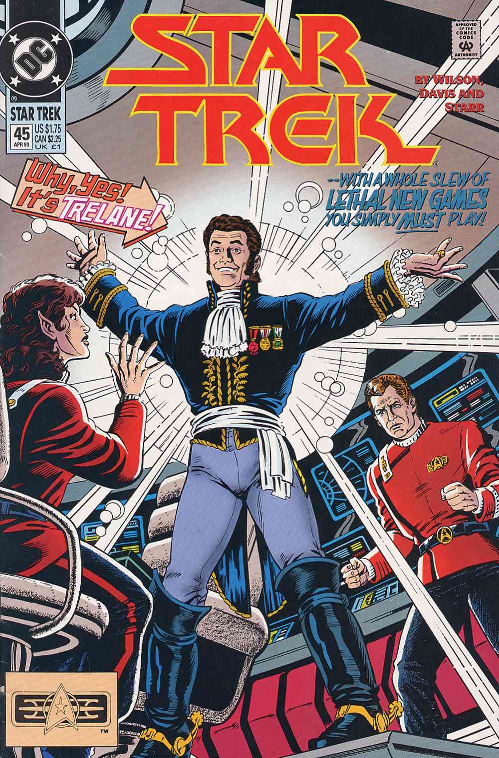 Read online Star Trek (1989) comic -  Issue #45 - 1