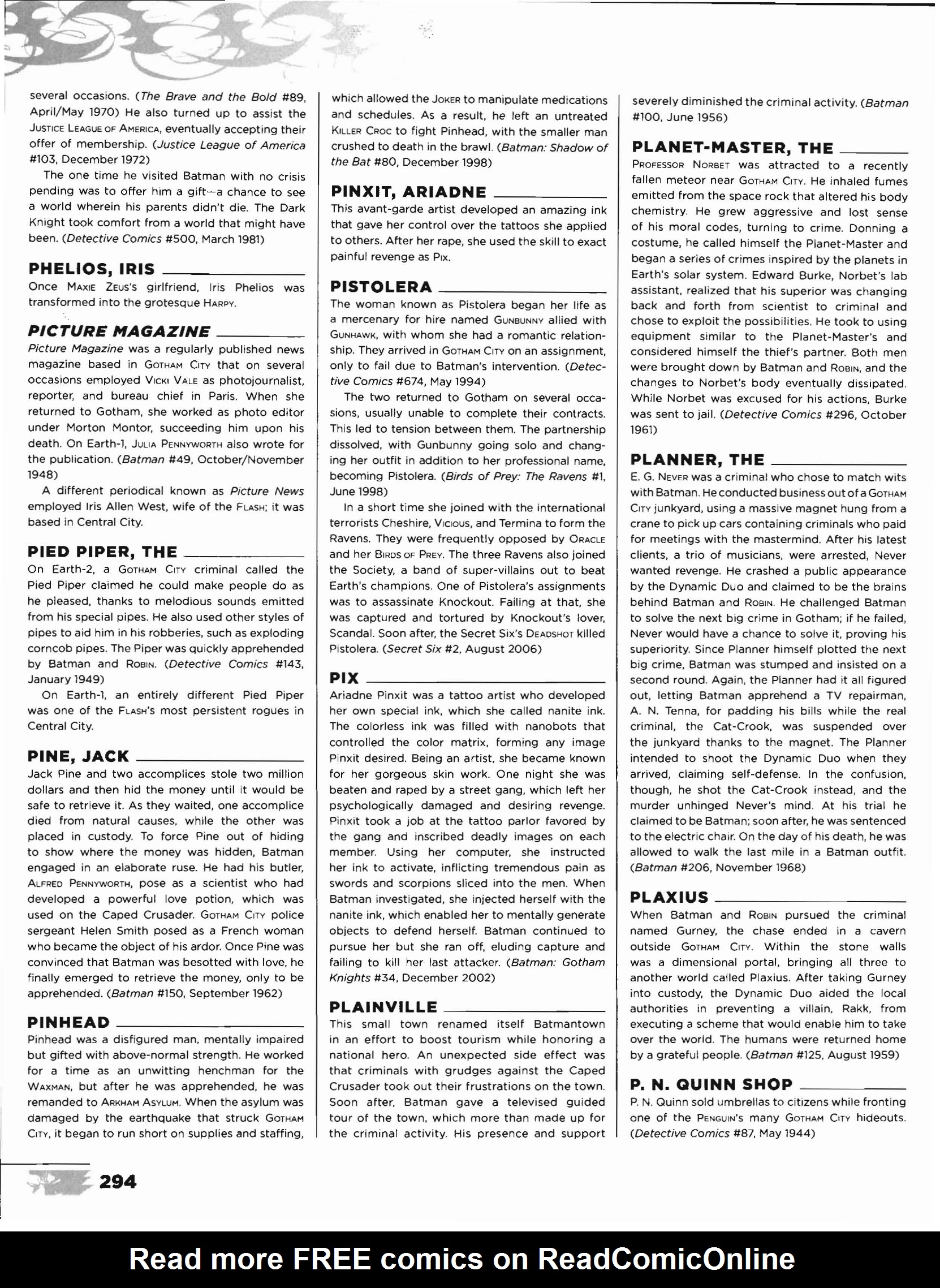 Read online The Essential Batman Encyclopedia comic -  Issue # TPB (Part 4) - 6