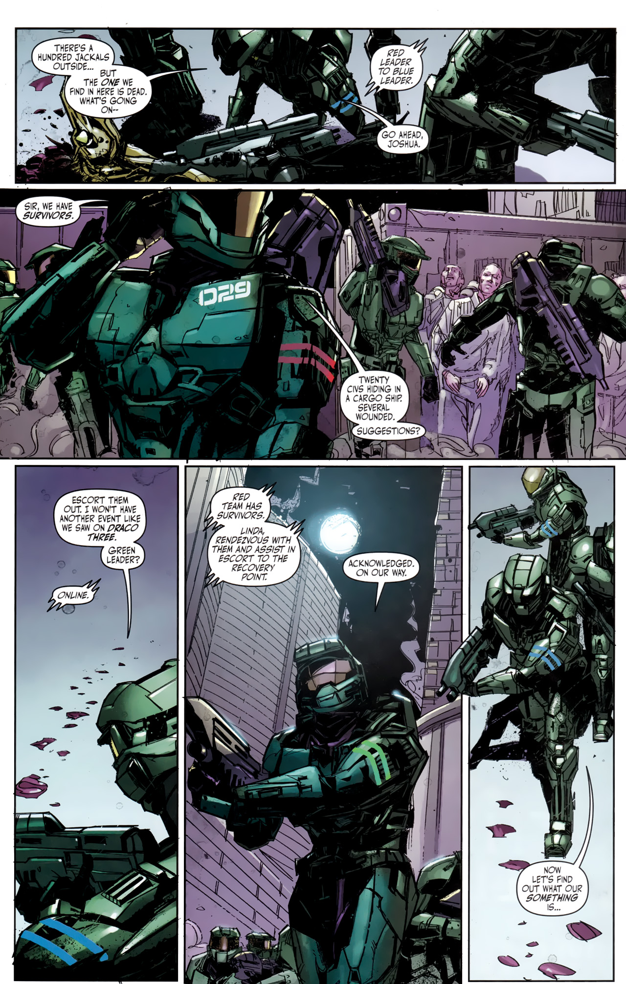 Read online Halo: Fall Of Reach - Covenant comic -  Issue #3 - 21