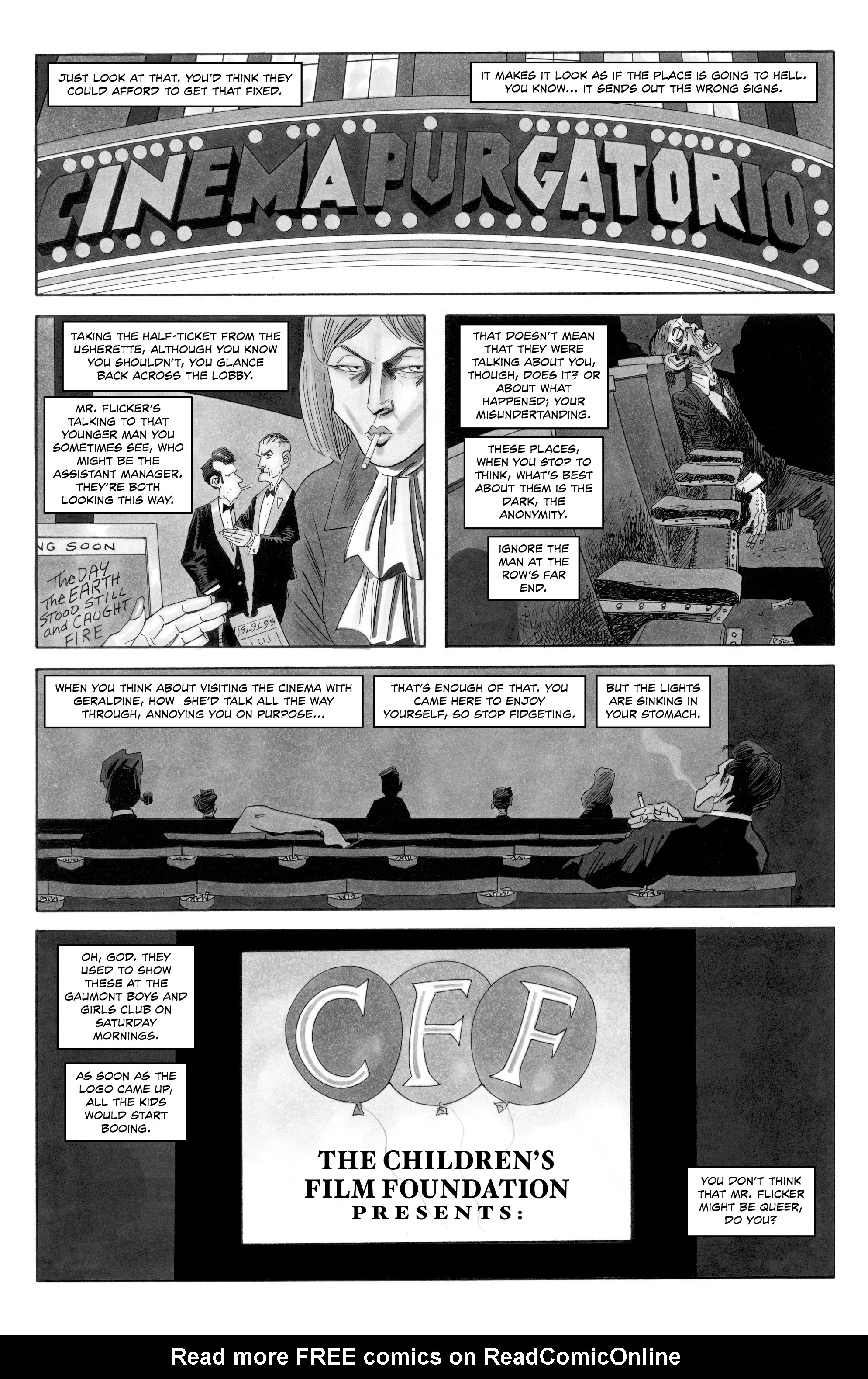 Read online Alan Moore's Cinema Purgatorio comic -  Issue #10 - 5