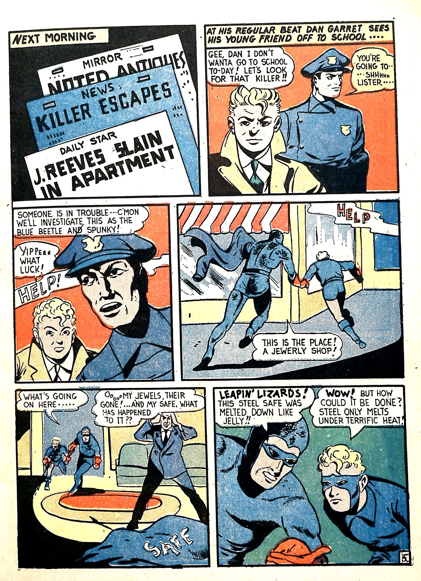 Read online The Blue Beetle comic -  Issue #18 - 23