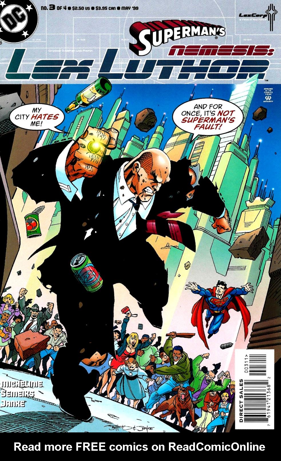 Read online Superman's Nemesis: Lex Luthor comic -  Issue #3 - 1