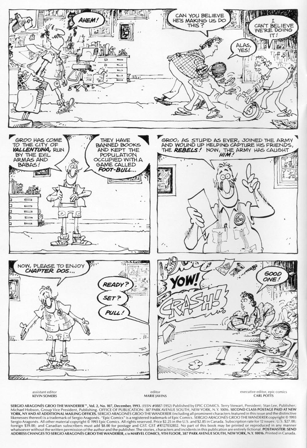 Read online Sergio Aragonés Groo the Wanderer comic -  Issue #107 - 2