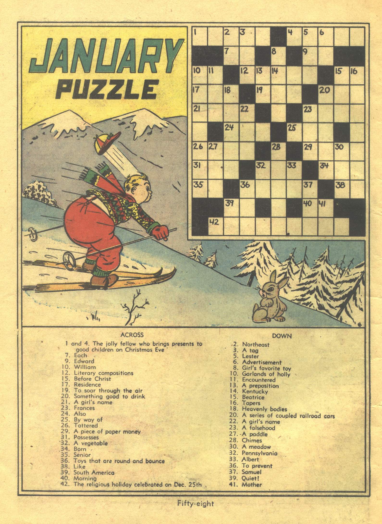 Read online Walt Disney's Comics and Stories comic -  Issue #16 - 60