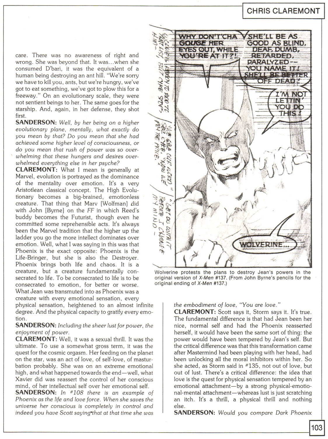 Read online The X-Men Companion comic -  Issue #1 - 103