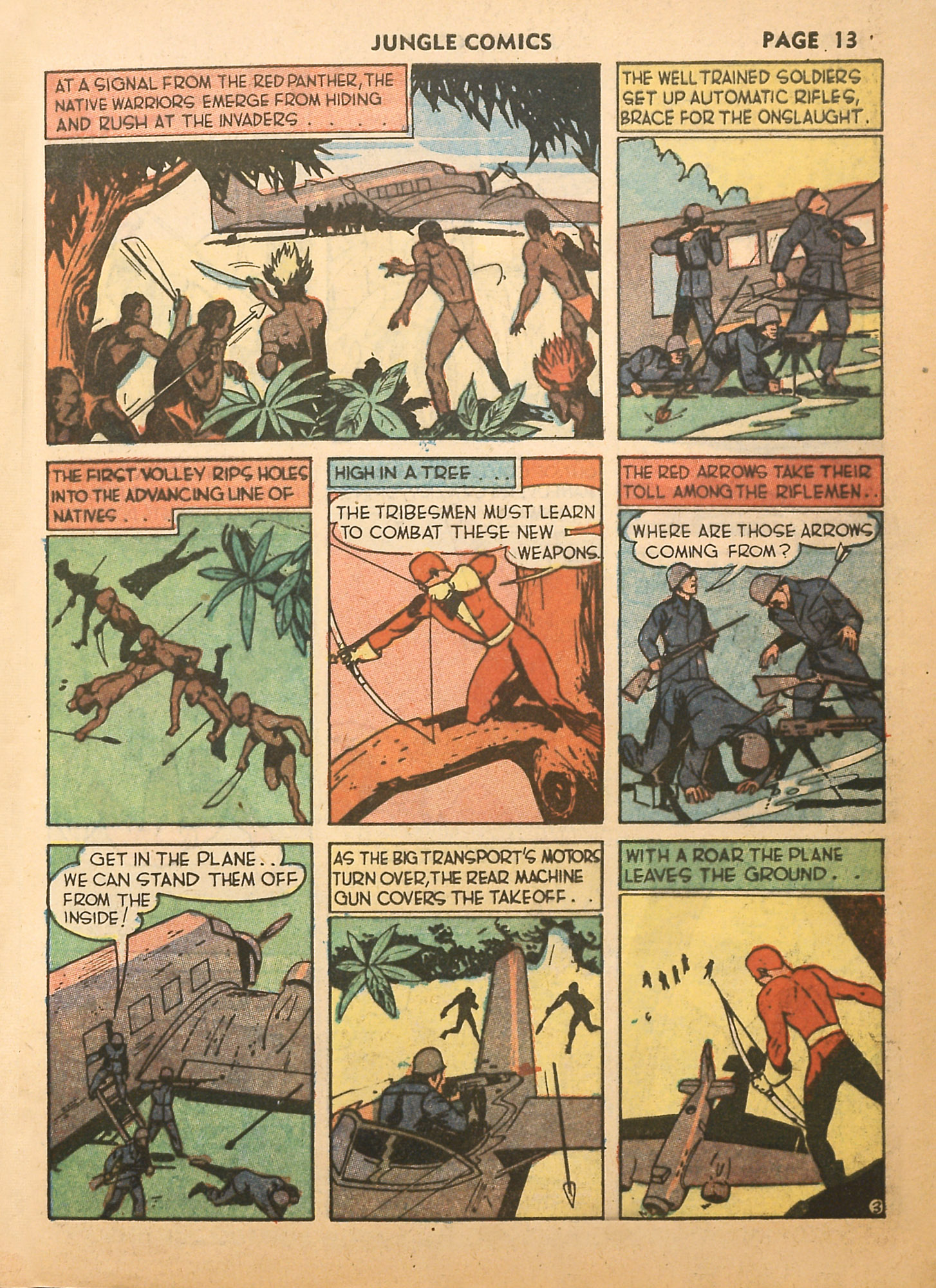 Read online Jungle Comics comic -  Issue #13 - 15