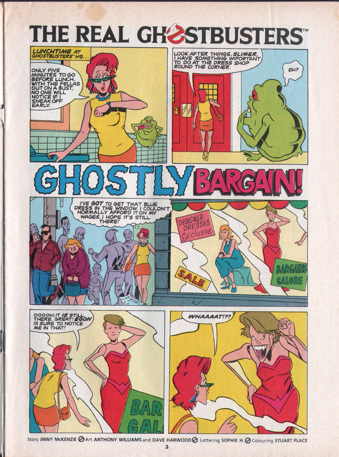 Read online The Real Ghostbusters comic -  Issue #92 - 3