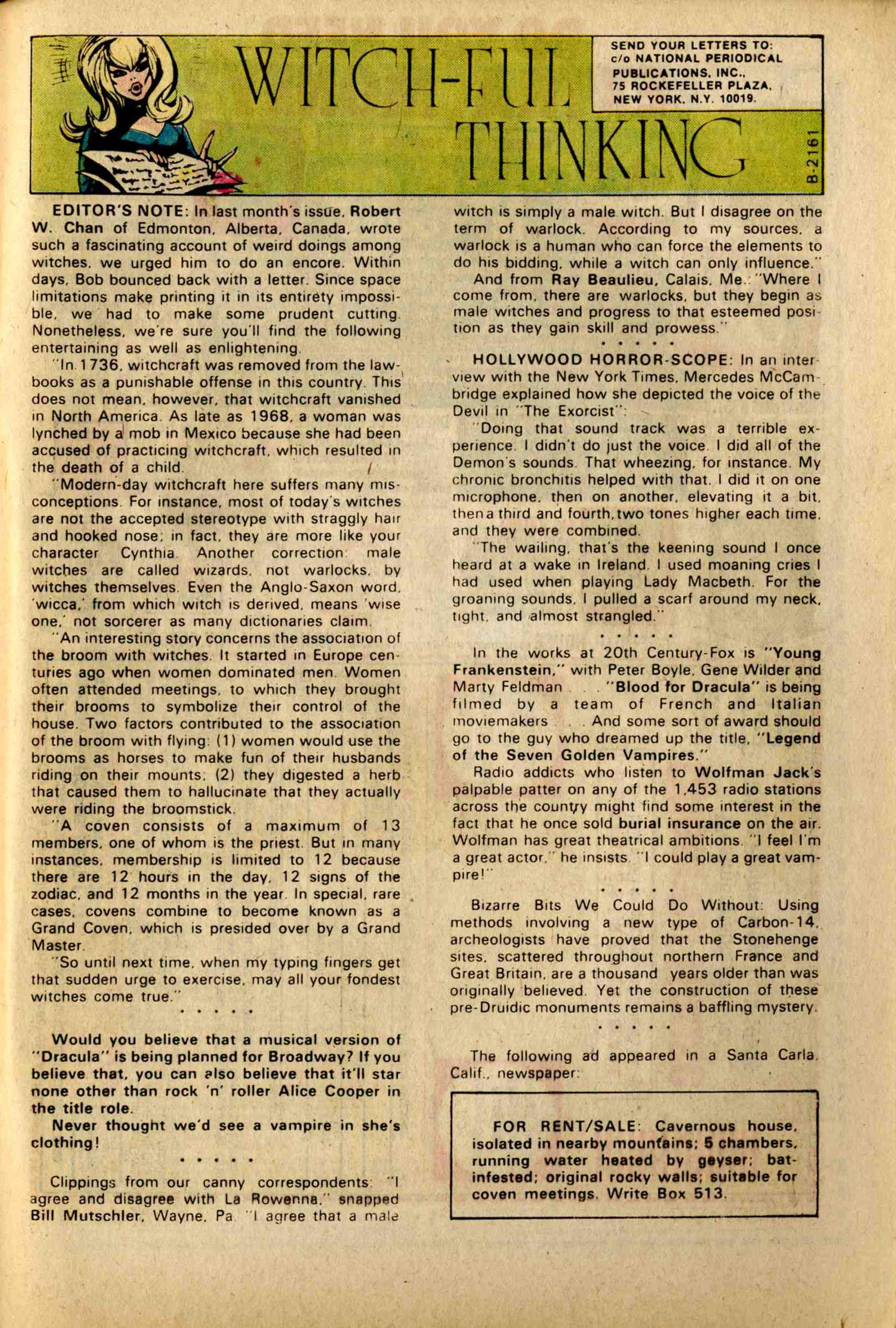 Read online The Witching Hour (1969) comic -  Issue #46 - 32