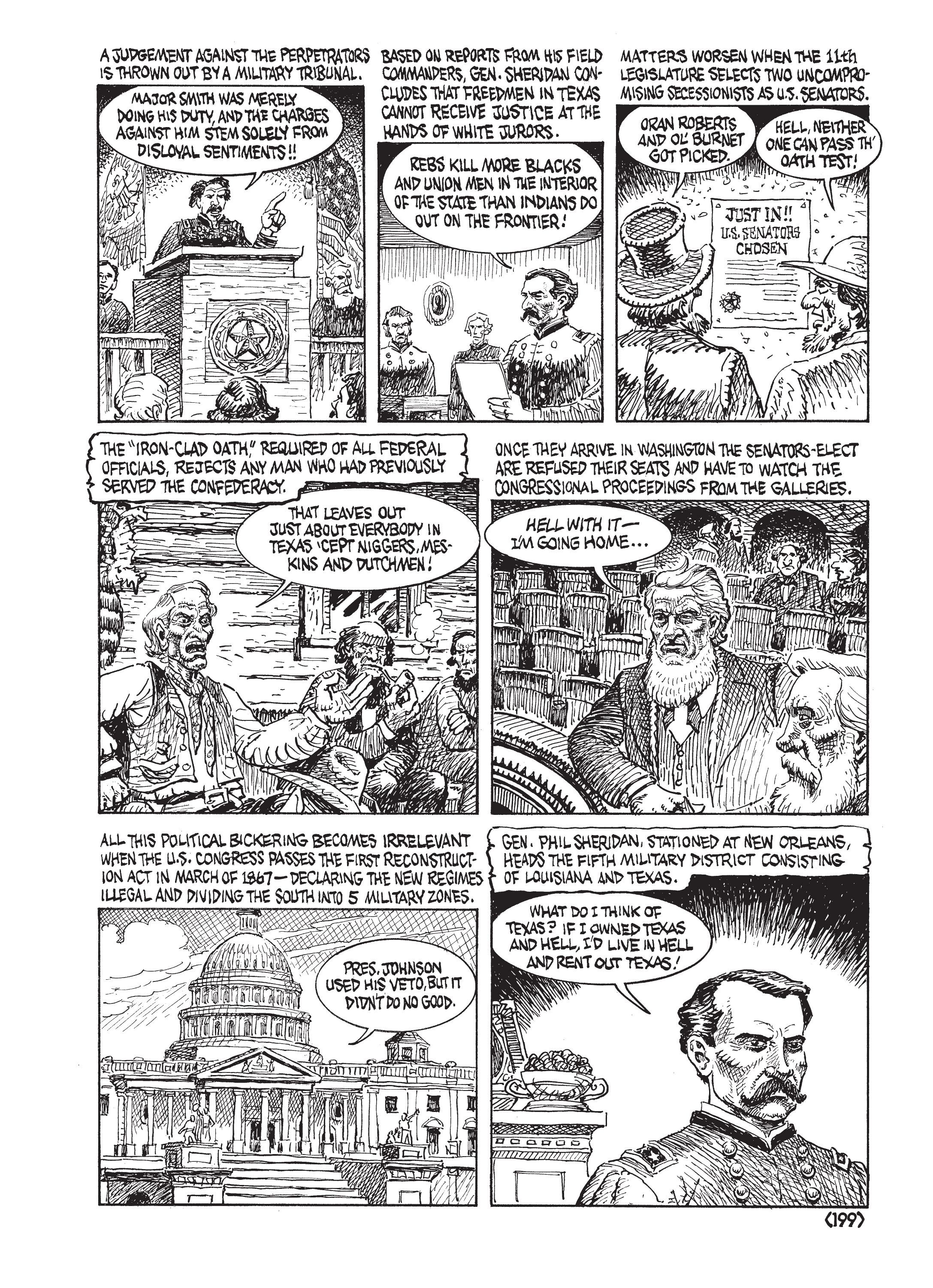 Read online Jack Jackson's American History: Los Tejanos and Lost Cause comic -  Issue # TPB (Part 2) - 98