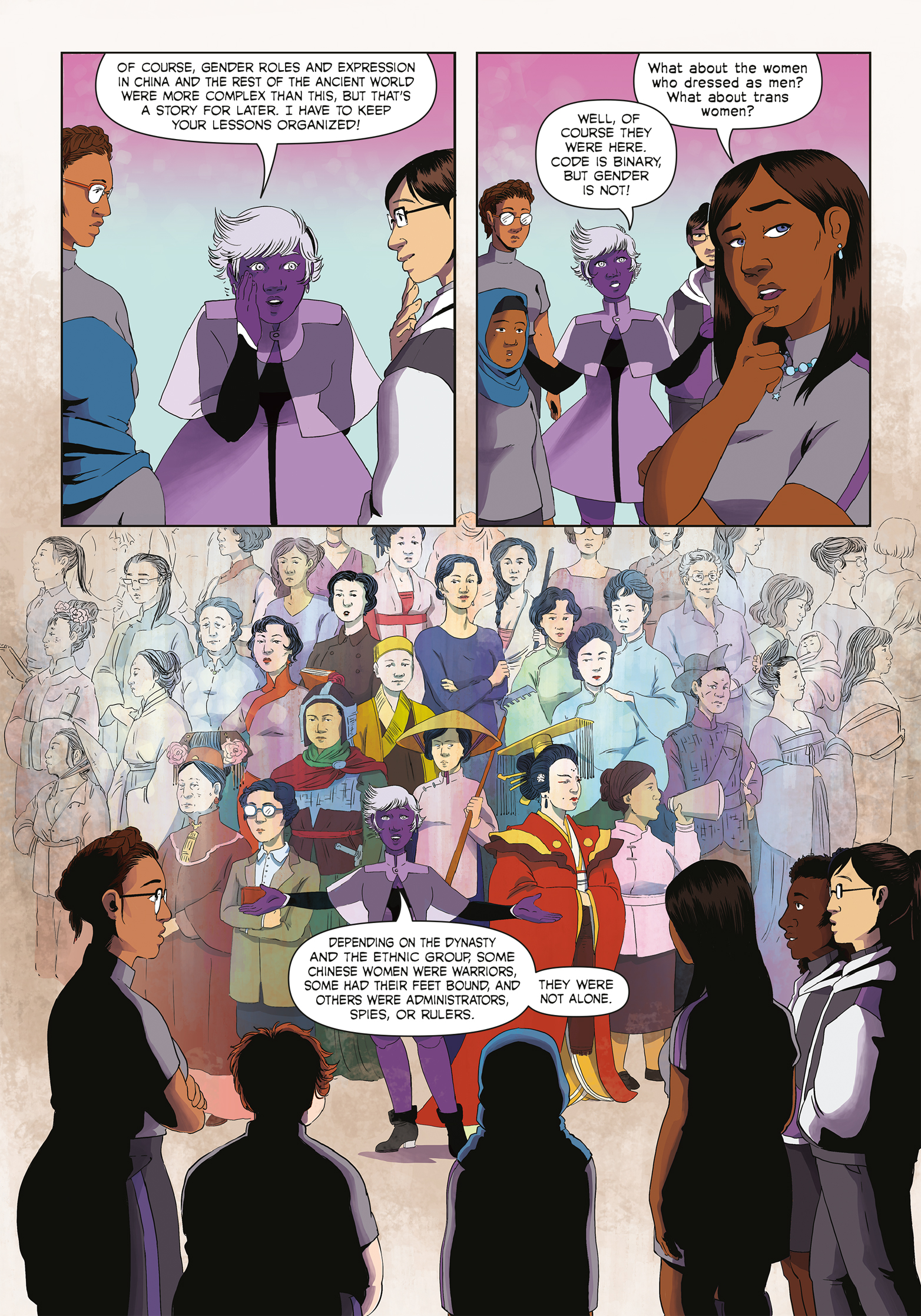 Read online Amazons, Abolitionists, and Activists: A Graphic History of Women's Fight for Their Rights comic -  Issue # TPB (Part 1) - 44