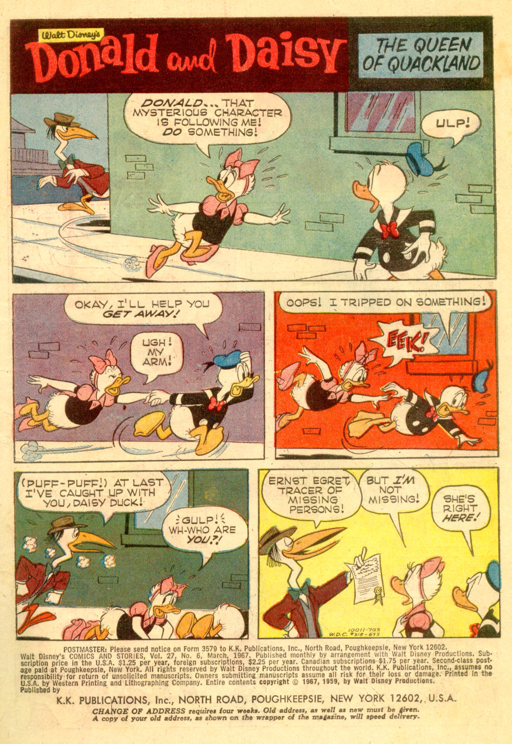 Read online Walt Disney's Comics and Stories comic -  Issue #318 - 2