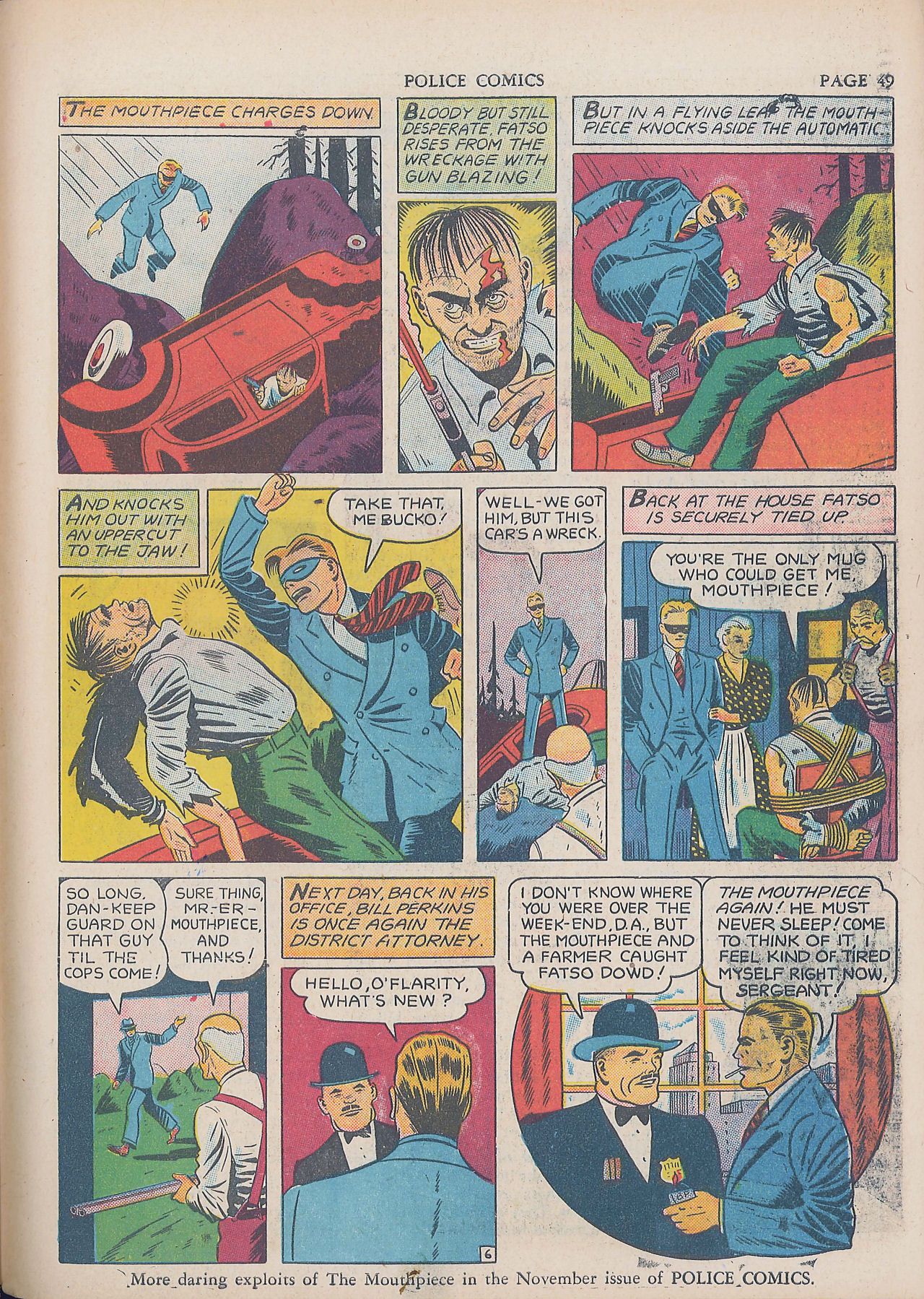 Read online Police Comics comic -  Issue #3 - 52