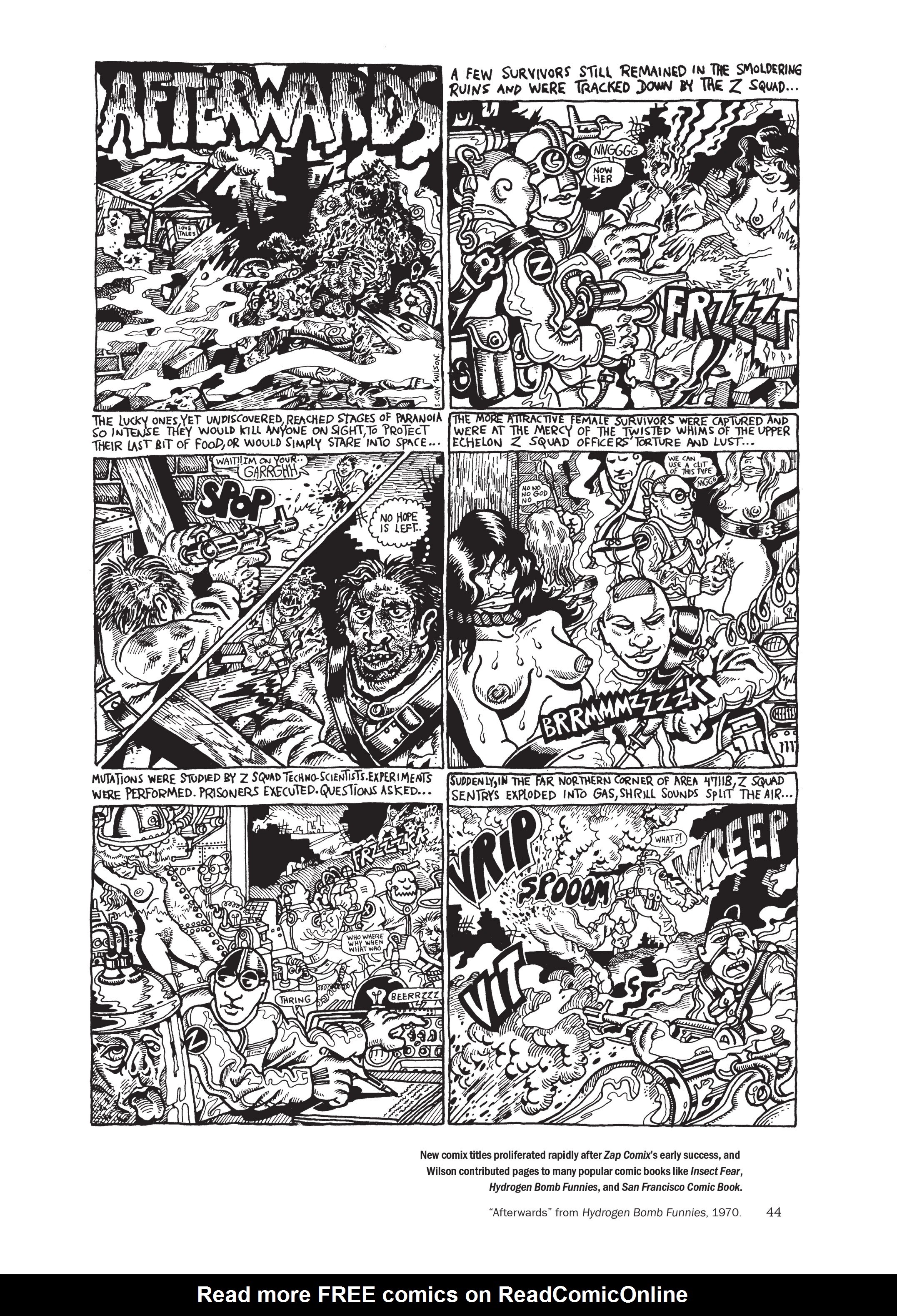 Read online The Mythology of S. Clay Wilson comic -  Issue # Pirates in the Heartland (Part 1) - 40