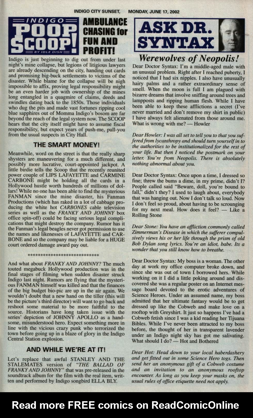 Read online Greyshirt: Indigo Sunset comic -  Issue #6 - 33