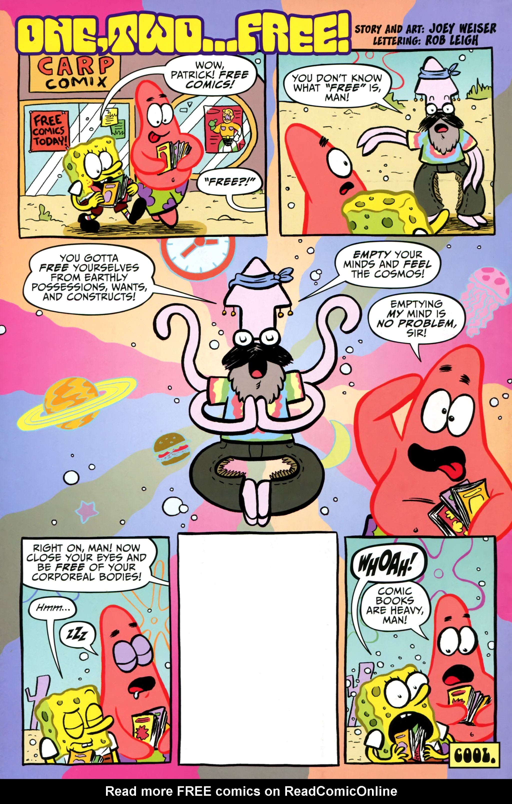 Read online Spongebob Freestyle Funnies comic -  Issue # FCBD 2015 - 32