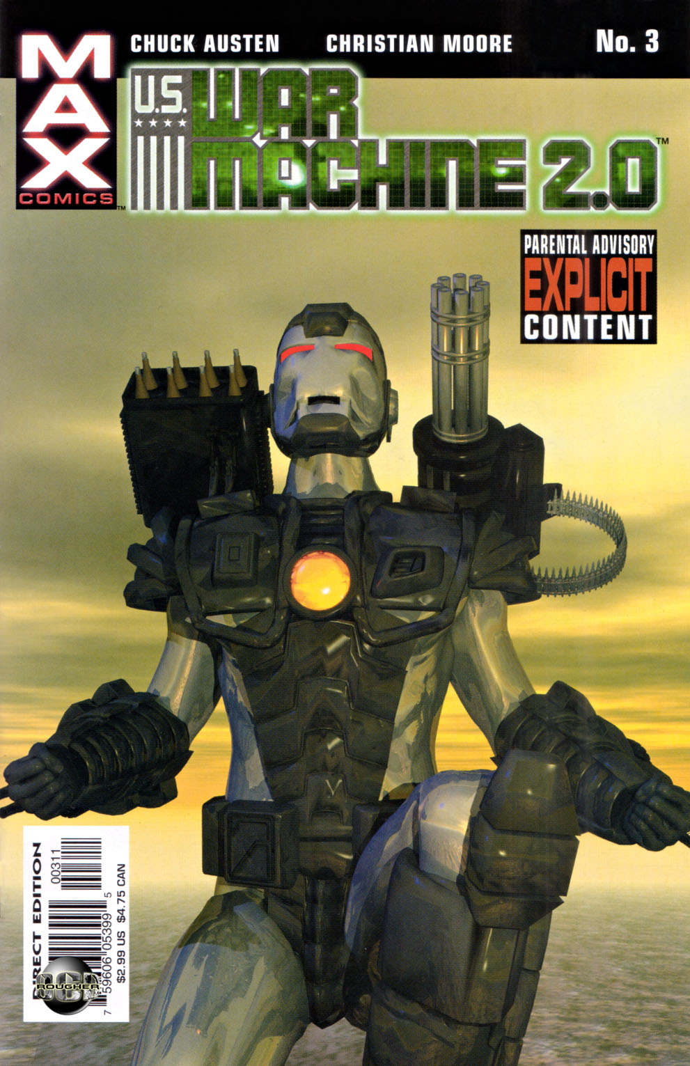 Read online U.S. War Machine 2.0 comic -  Issue #3 - 1