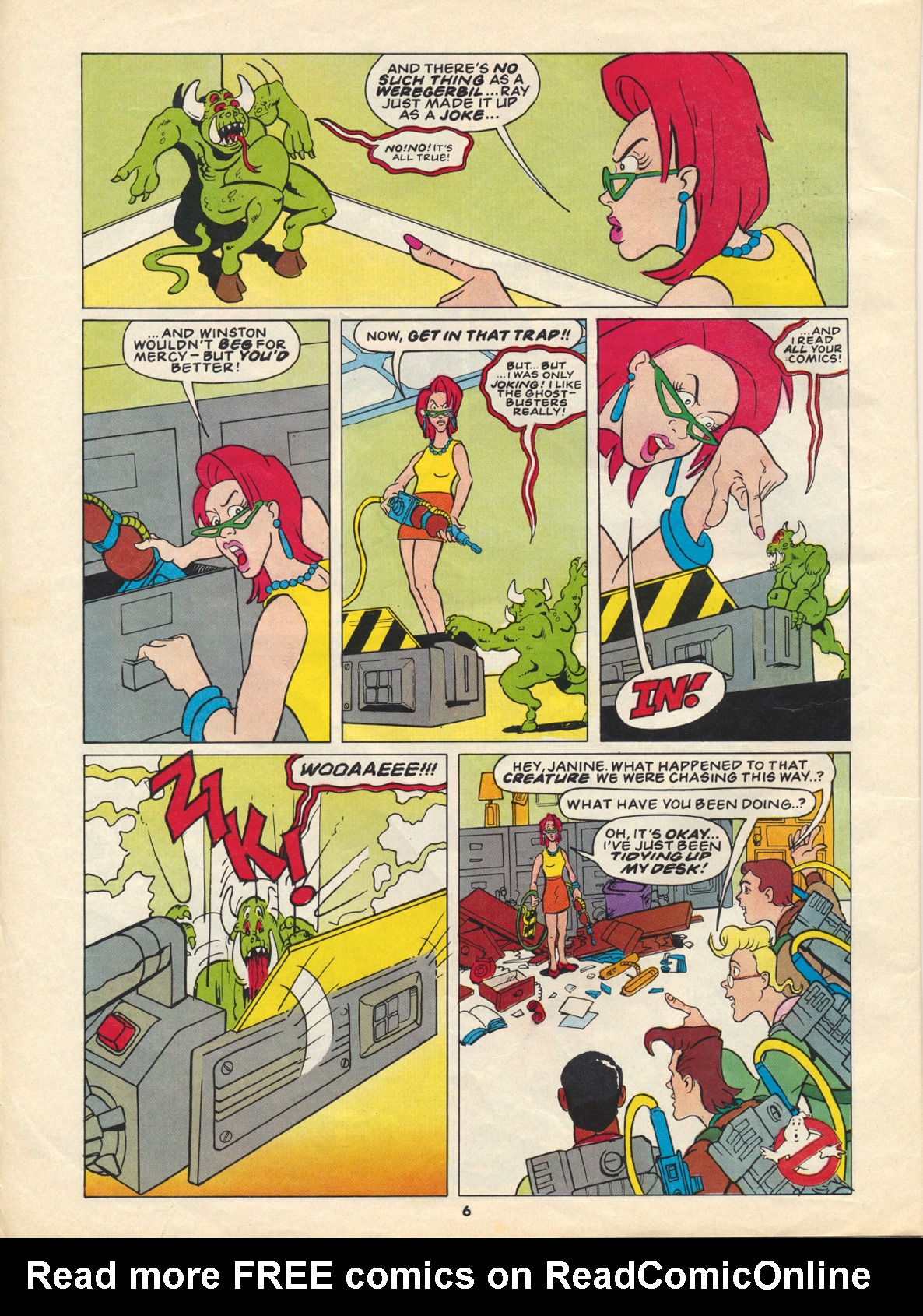 Read online The Real Ghostbusters comic -  Issue #15 - 6