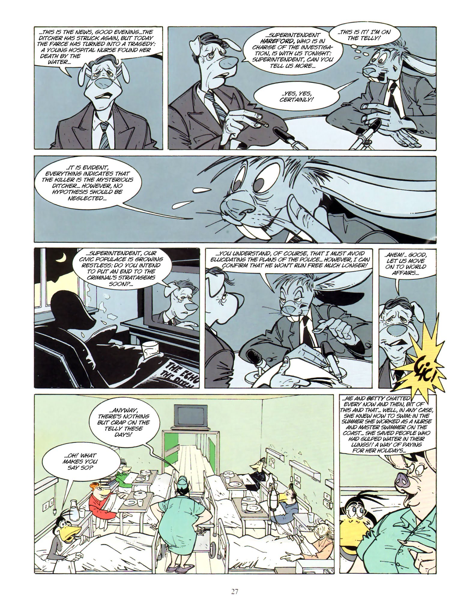 Read online Une enquête de l'inspecteur Canardo comic -  Issue #8 - 28